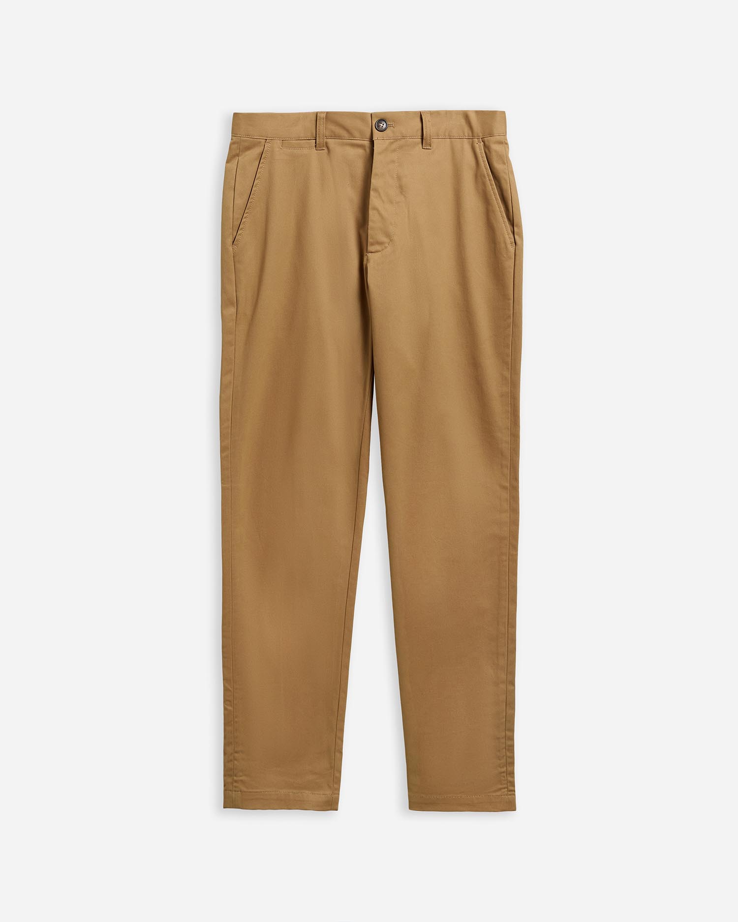 Pantaloni in rasatello scamosciato dalla vestibilit&agrave; leggermente aderente