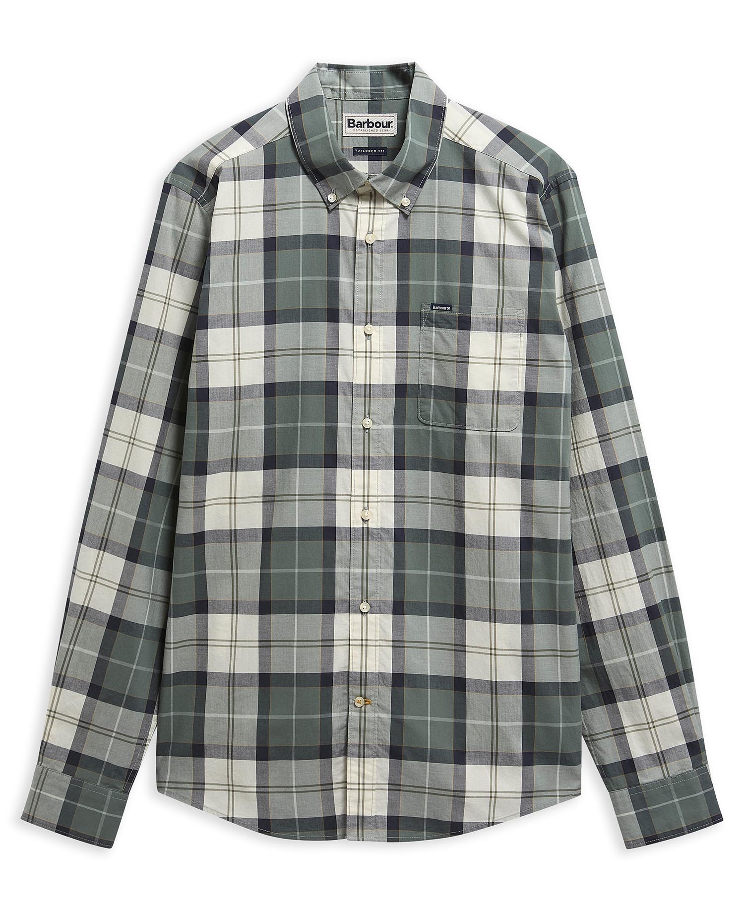 Camicia Rawley a maniche lunghe leggermente aderente Meadow Brook Tartan