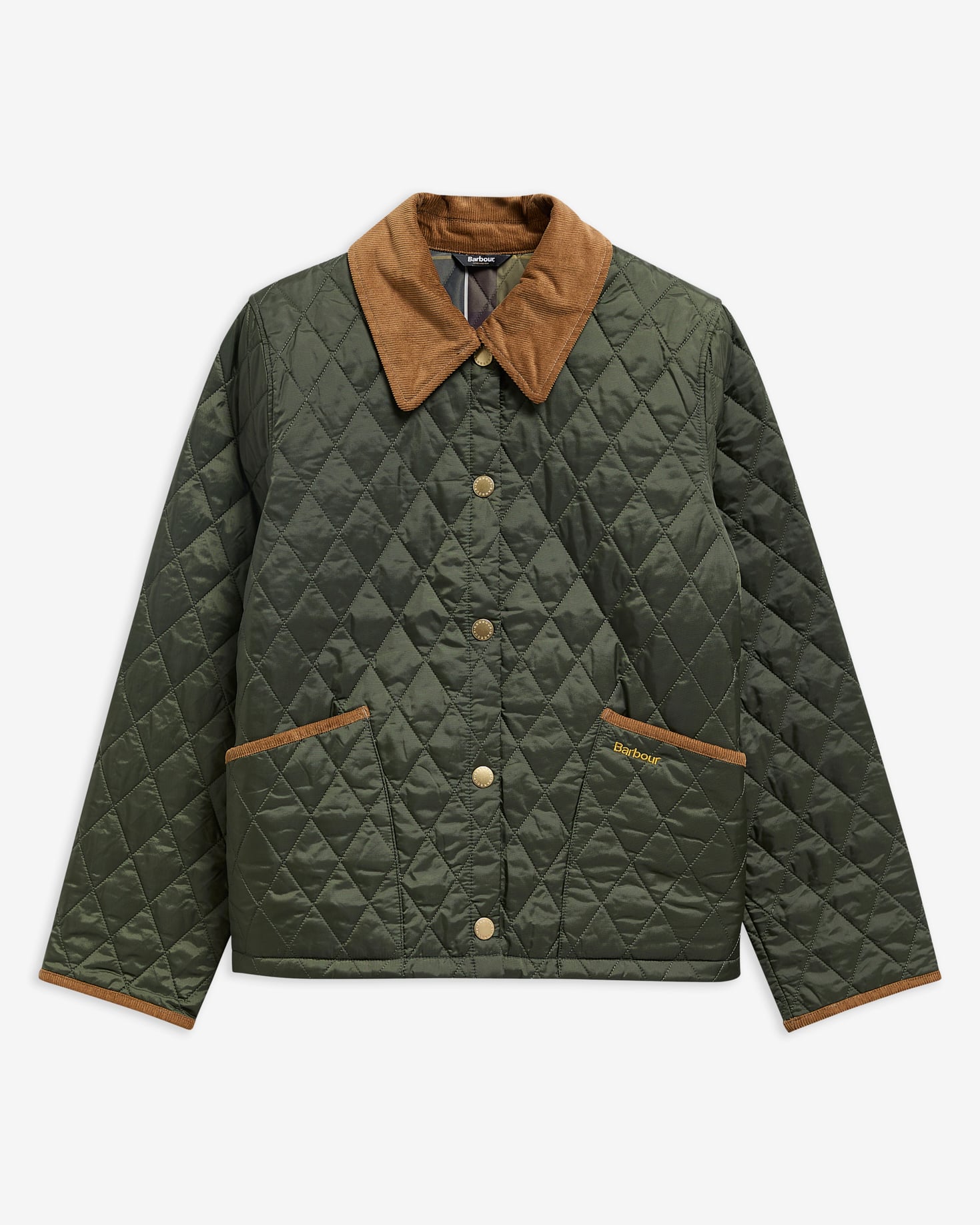 Icons Cropped Liddesdale Quilted Jacket Olive/Classic