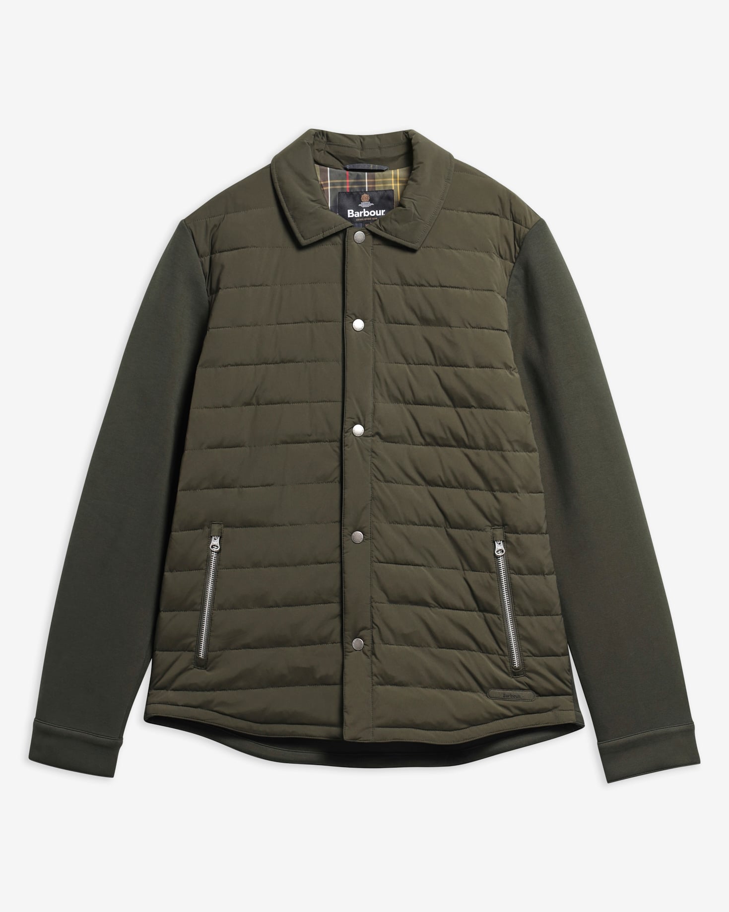 Knowle Quilted Sweatshirt Sage
