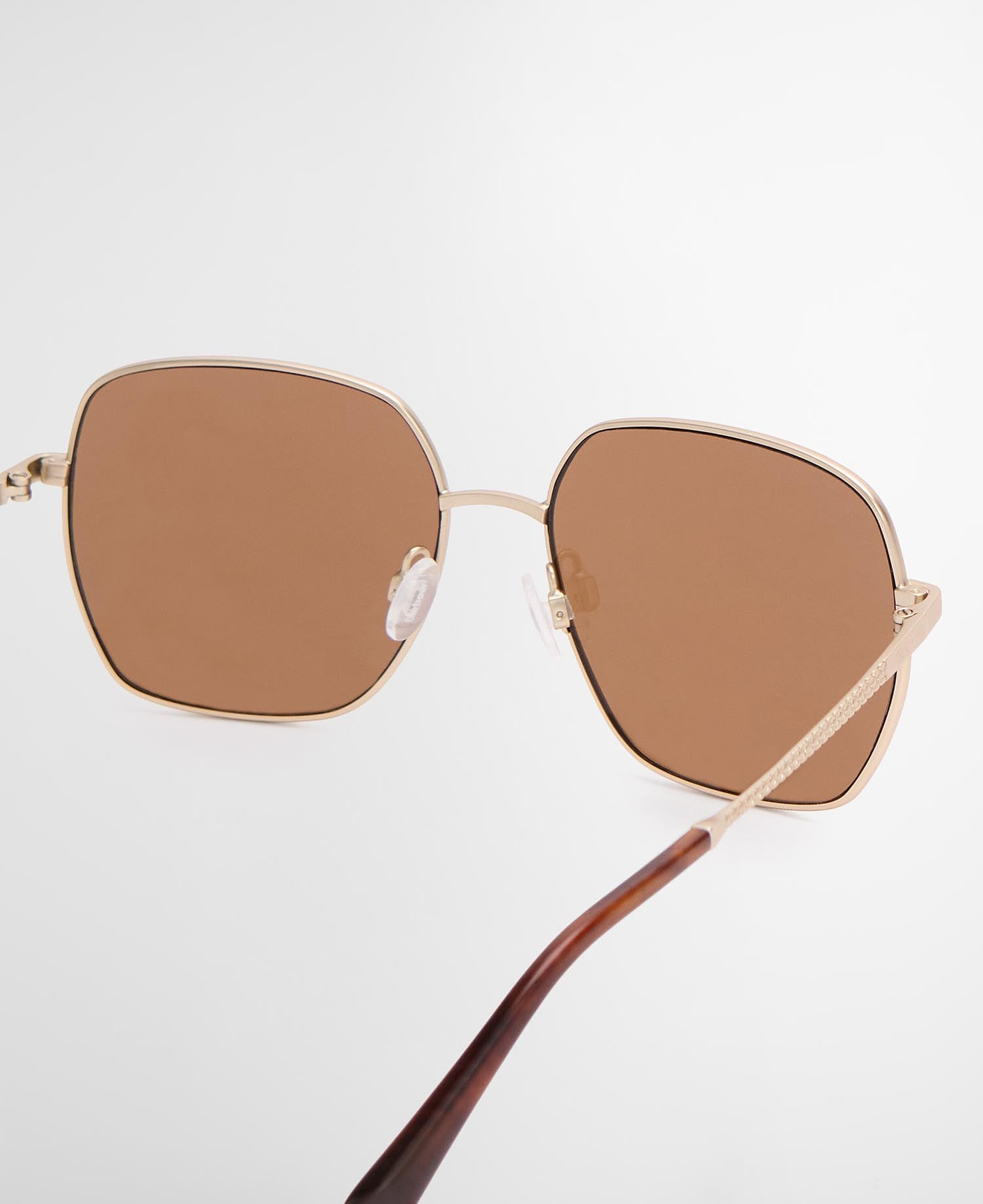 Bethany Square Sunglasses Gold / Tortoise Shell