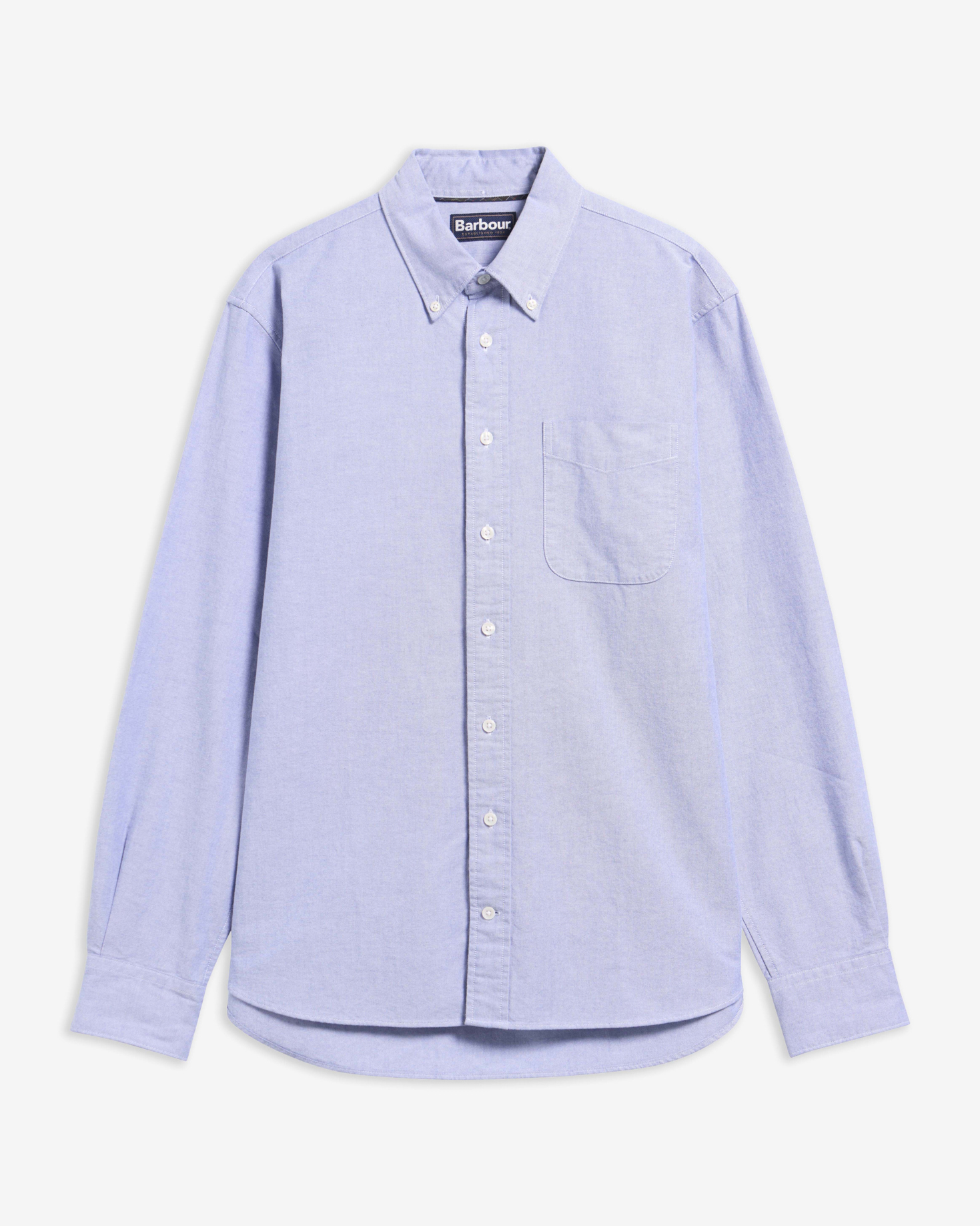 Barbour Hemd Oxford Authentic Fit Blue