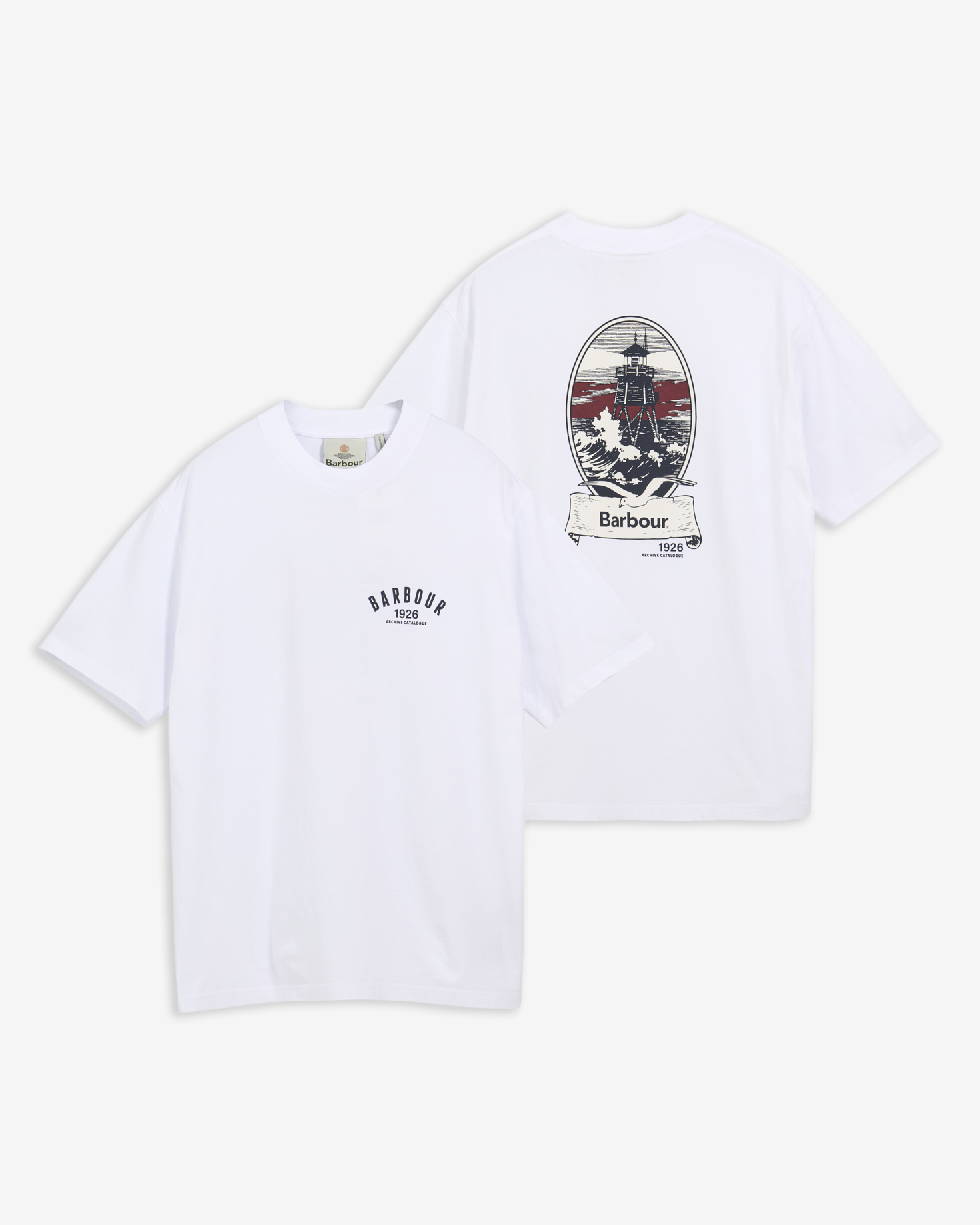 T-shirt oversize con stampa 1926 White