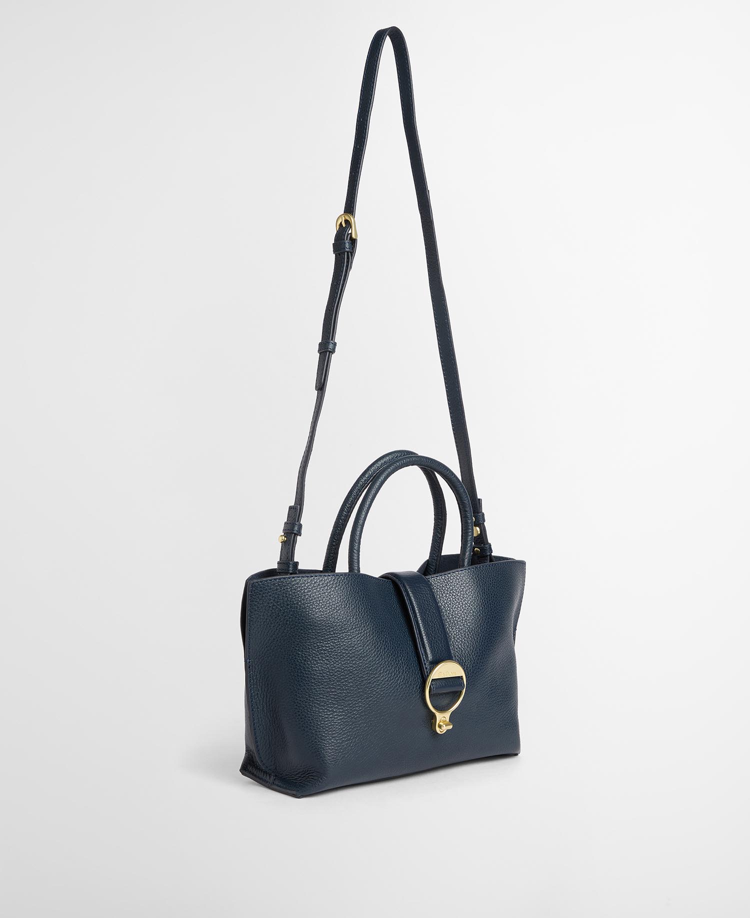Alder Mini  Leather Tote Bag Navy