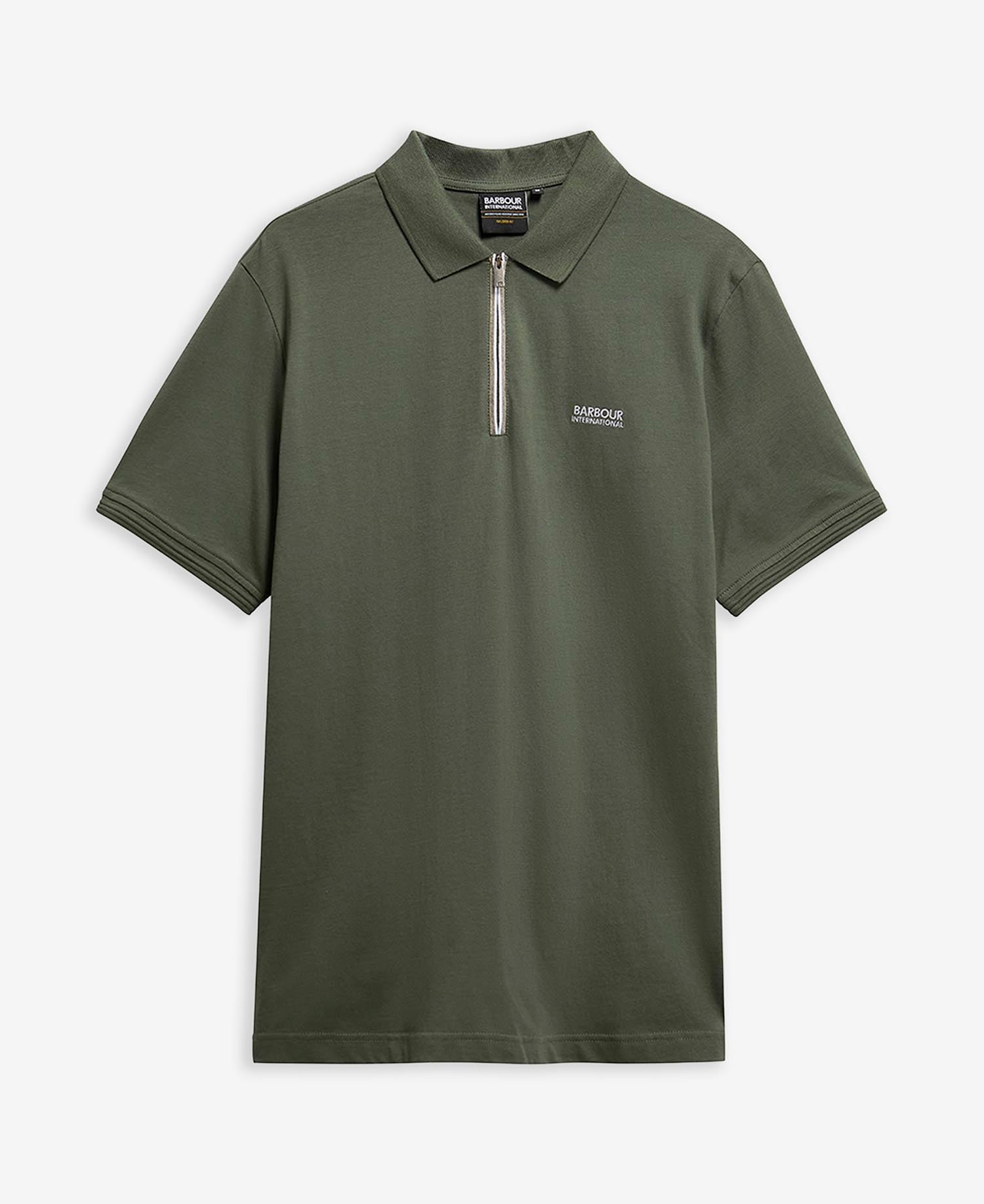 Ashmann Tipped Polo Shirt Thyme