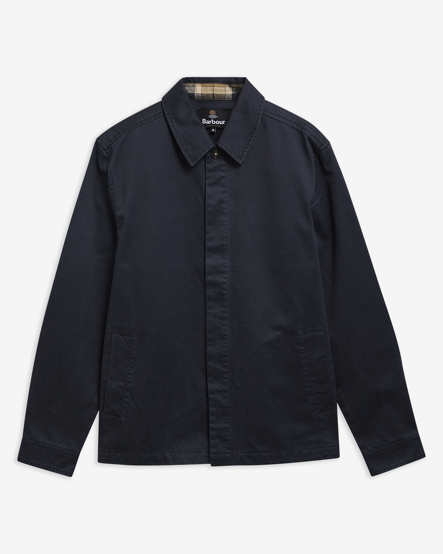 Barbour Overshirt Yorklane Twill Dark Navy