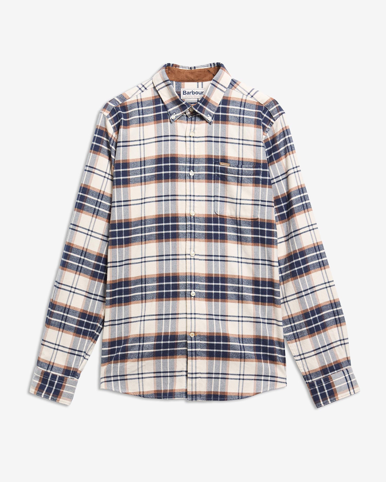 Portdown Tailored Long-Sleeved Shirt Ecru