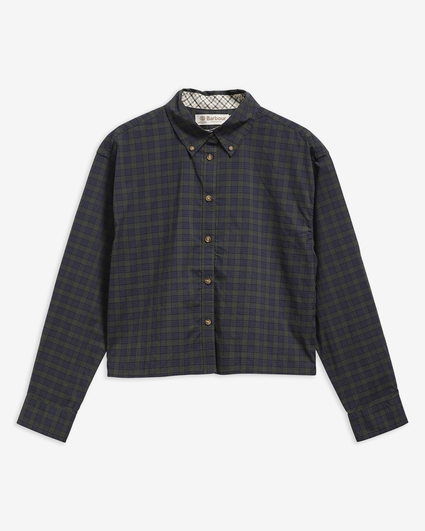 Ravenshill Boxy Shirt Shadow Classic Tartan