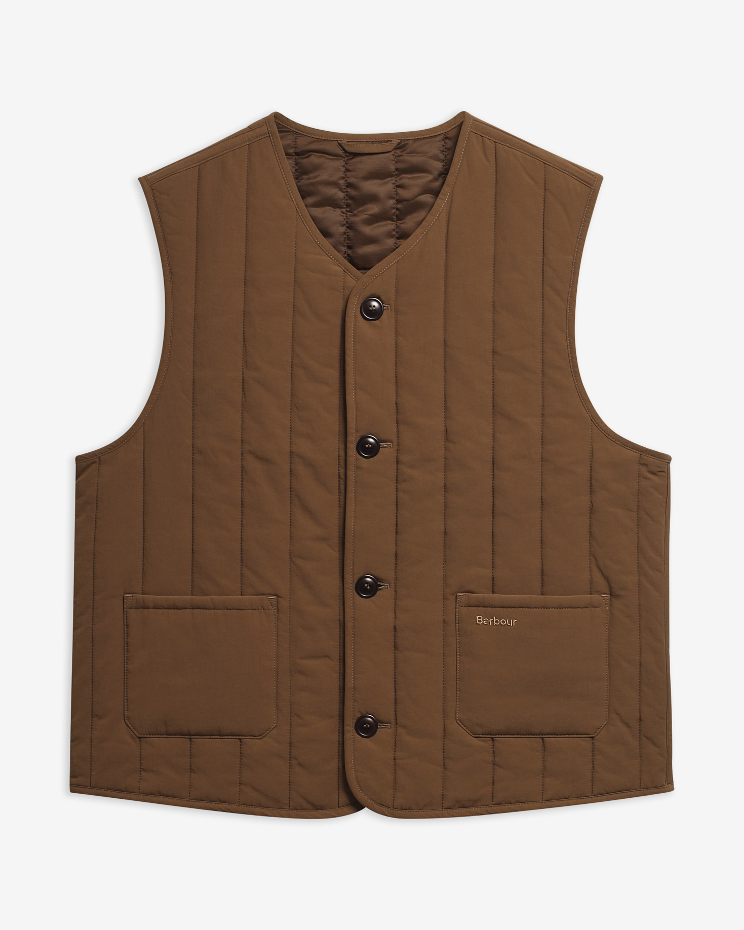 Barbour Weste Boddy Light Sepia