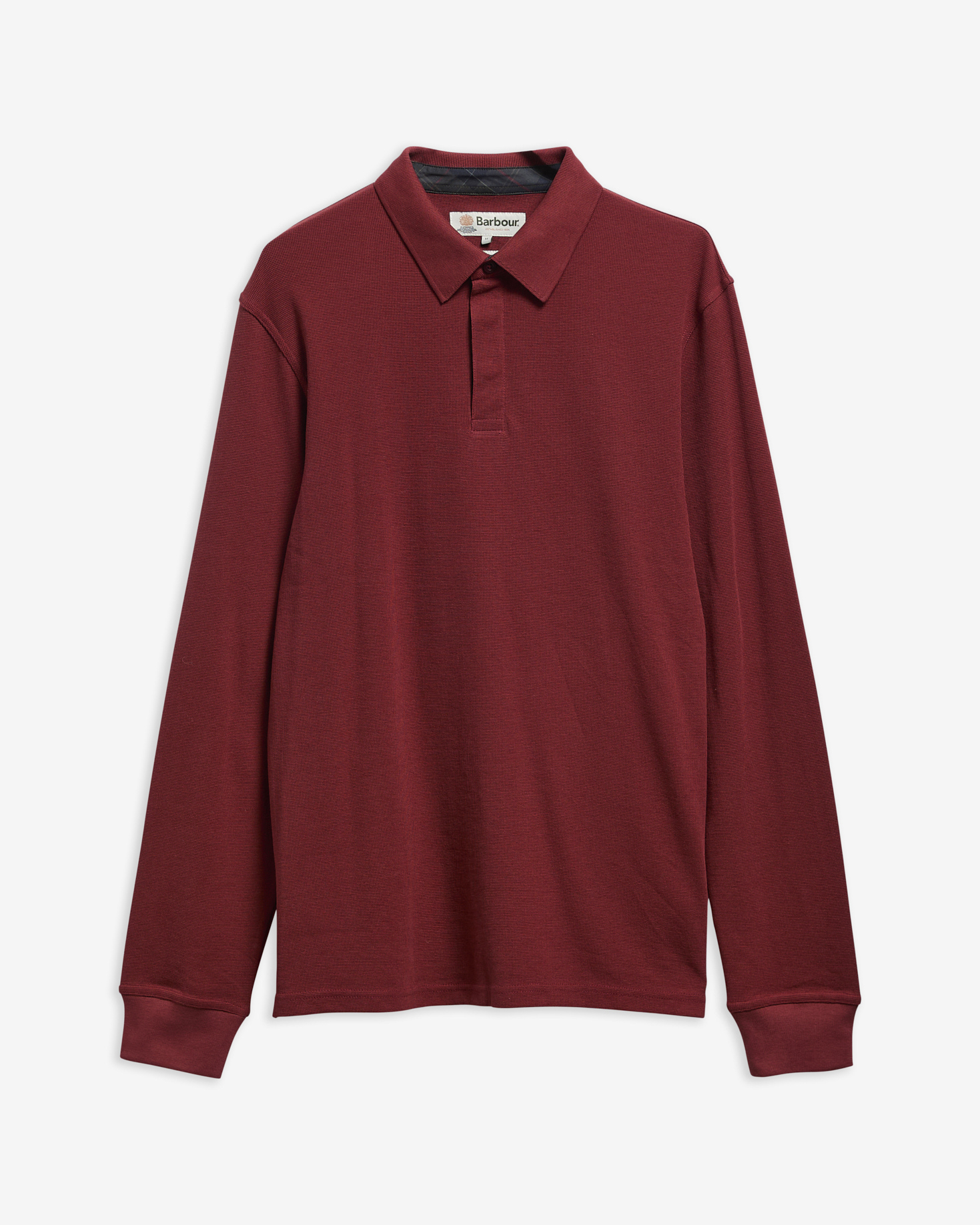 Kentown Tailored Long-Sleeved Polo Shirt Russet