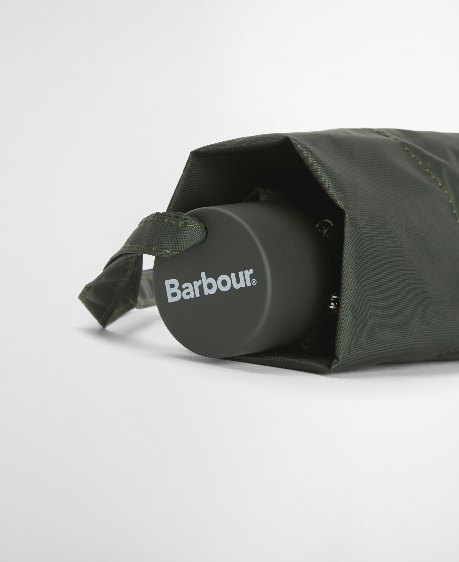 Logo Mini Umbrella Barbour Green