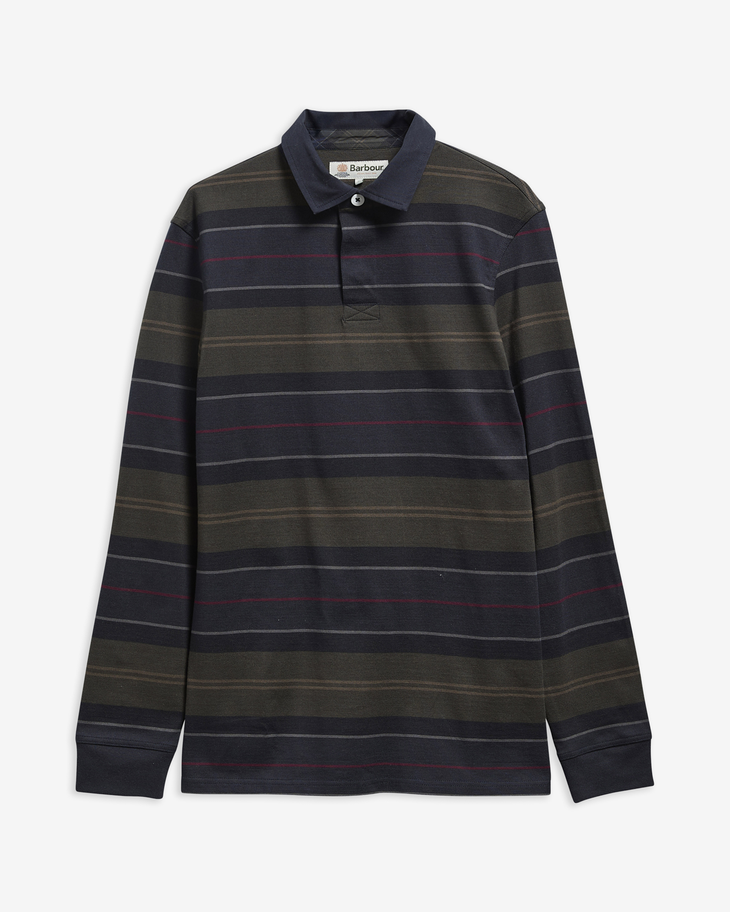 Frith Striped Rugby Shirt Navy