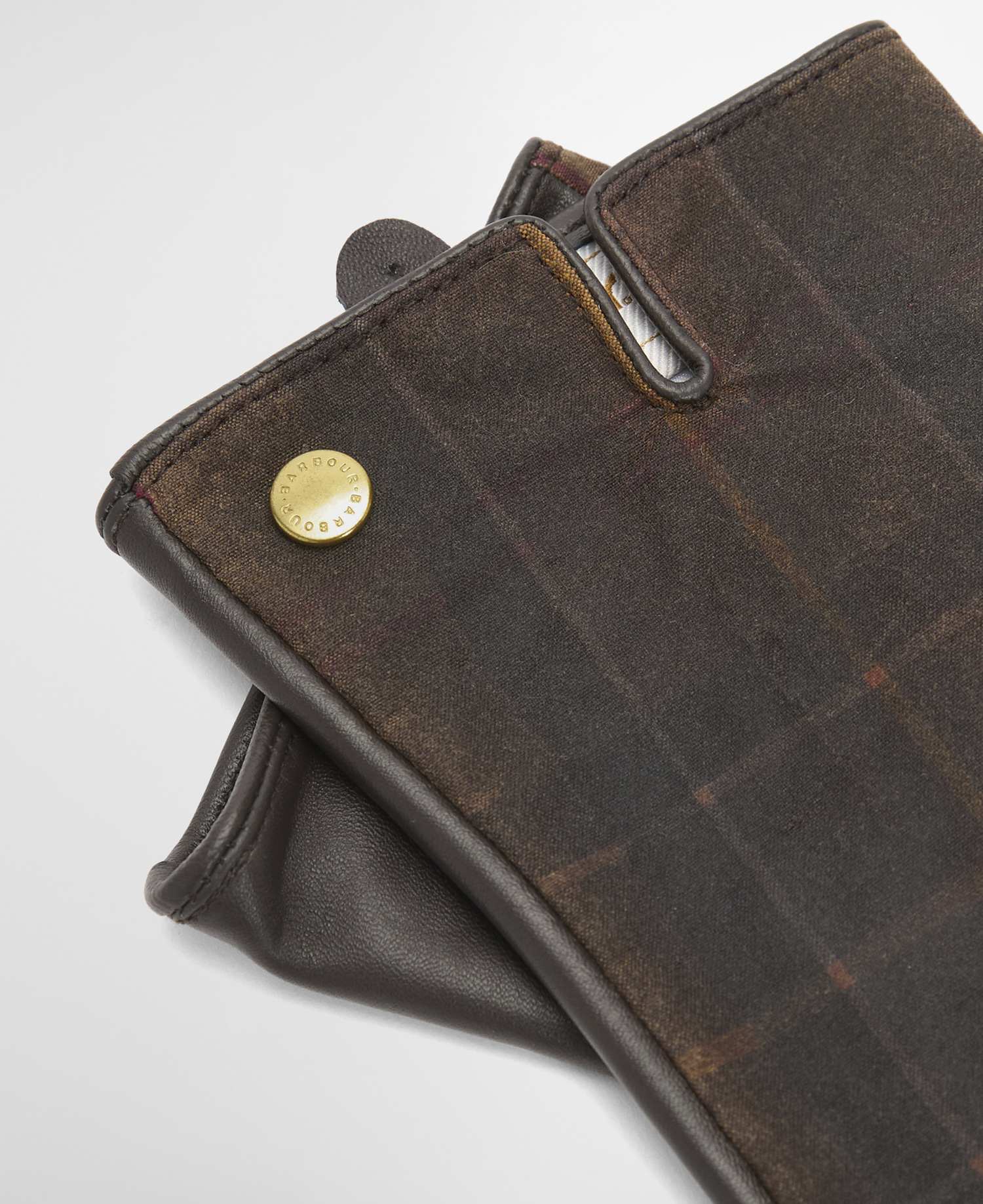 Guanti in tartan Scarlet Muted Tartan