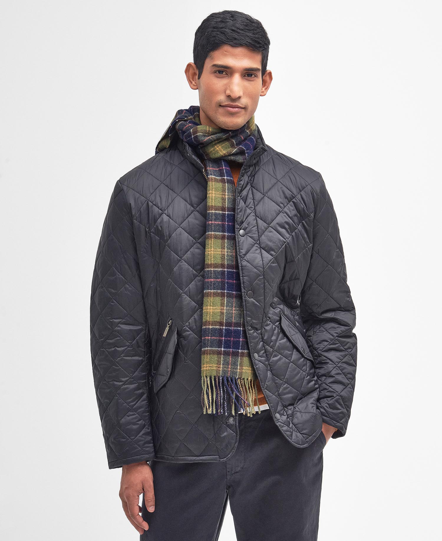 Schal Tartan Lammwolle