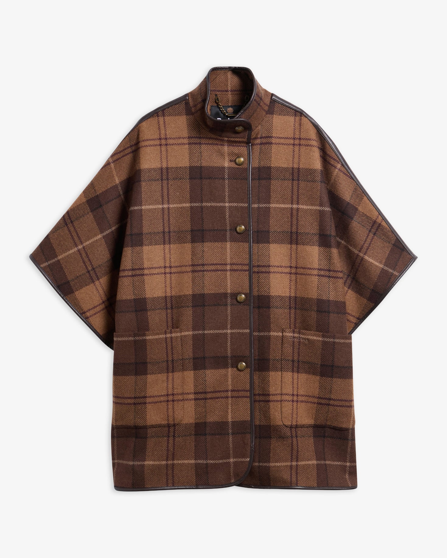 Barbour Wollcape Judith Tartan Shadow Muted Tartan
