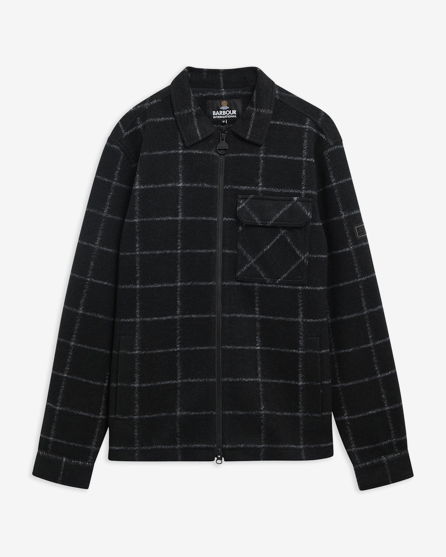 B.Intl Fleecehemd Payne Black