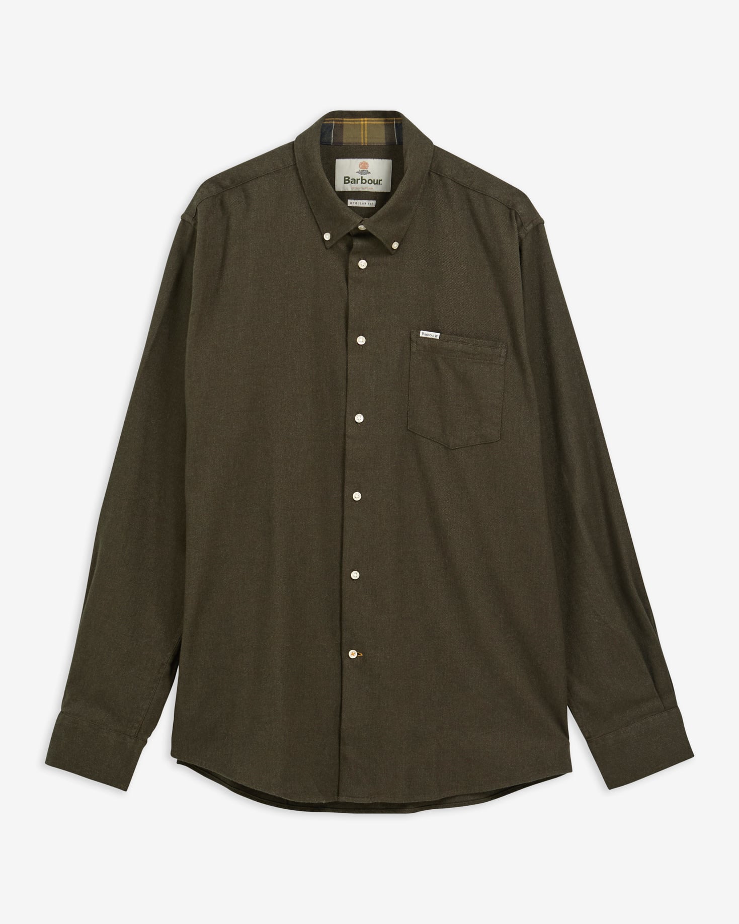 Sparrowhill Regular Long-Sleeved Shirt Olive