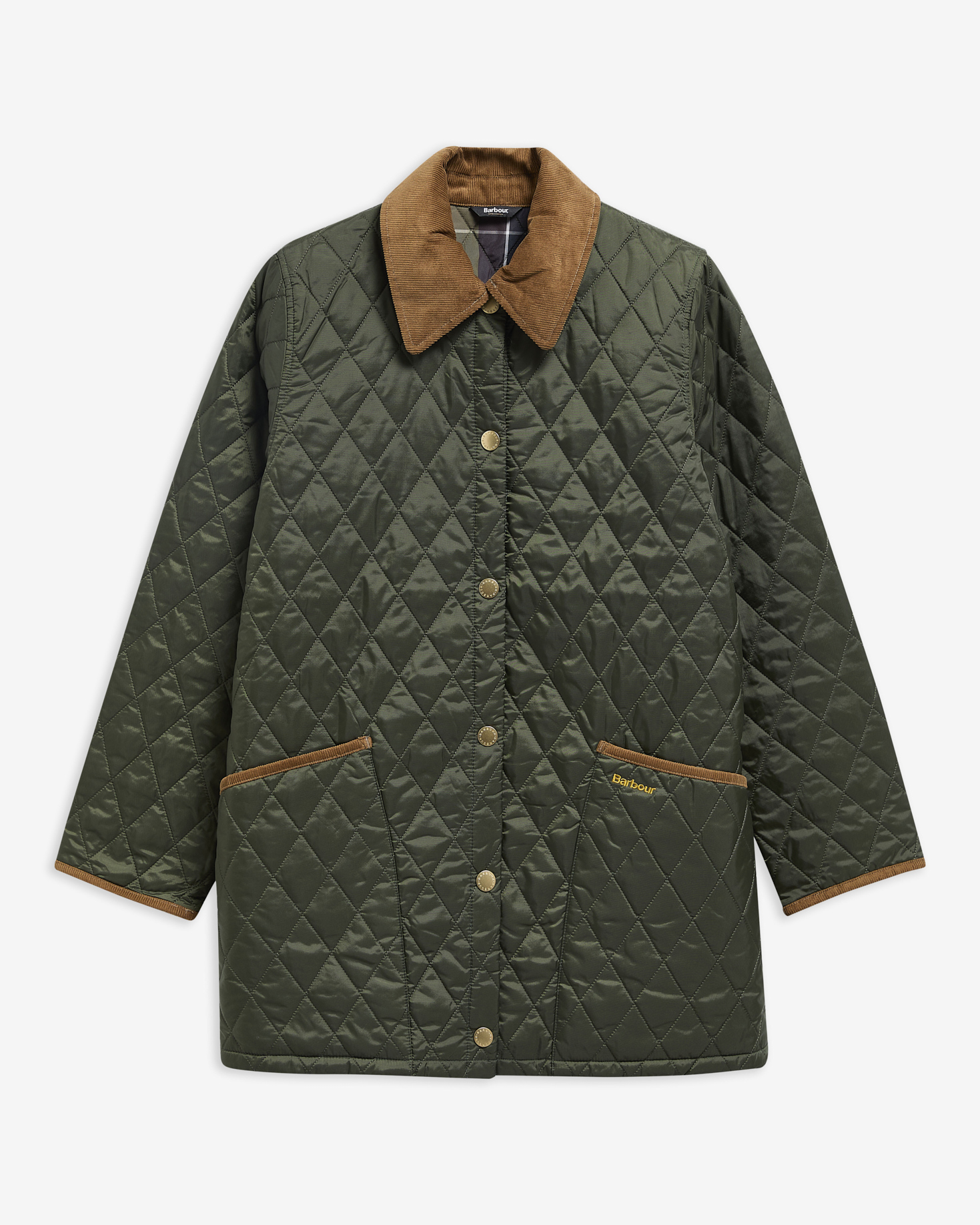 Giacca trapuntata Modern Liddesdale Icons Olive/Classic