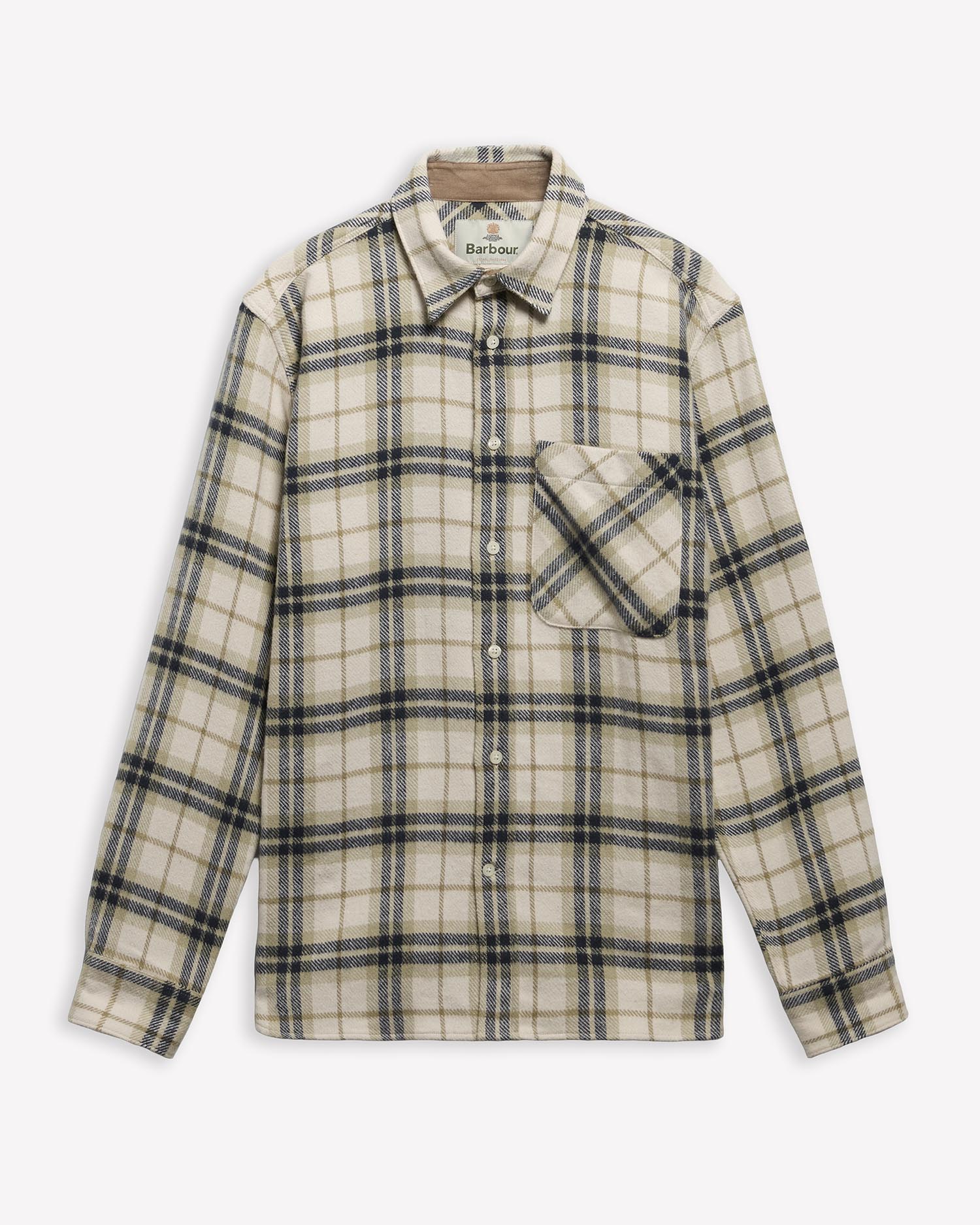Camicia a maniche lunghe Langton con taglio classico Ecru