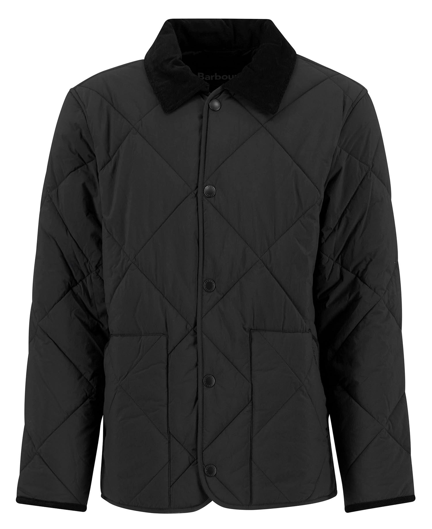 Modified Short Liddesdale Quilted Jacket Black