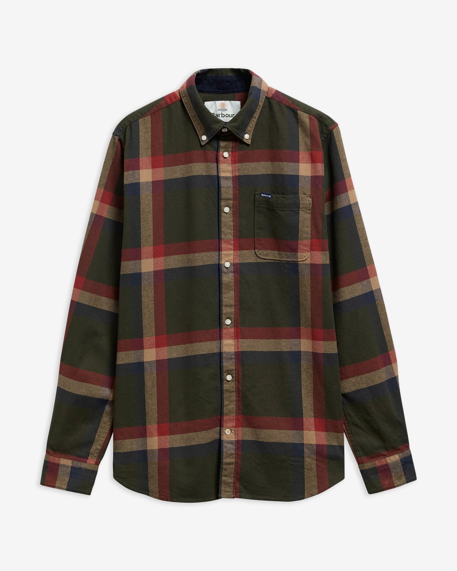 Camicia leggermente aderente Folley Mid Olive