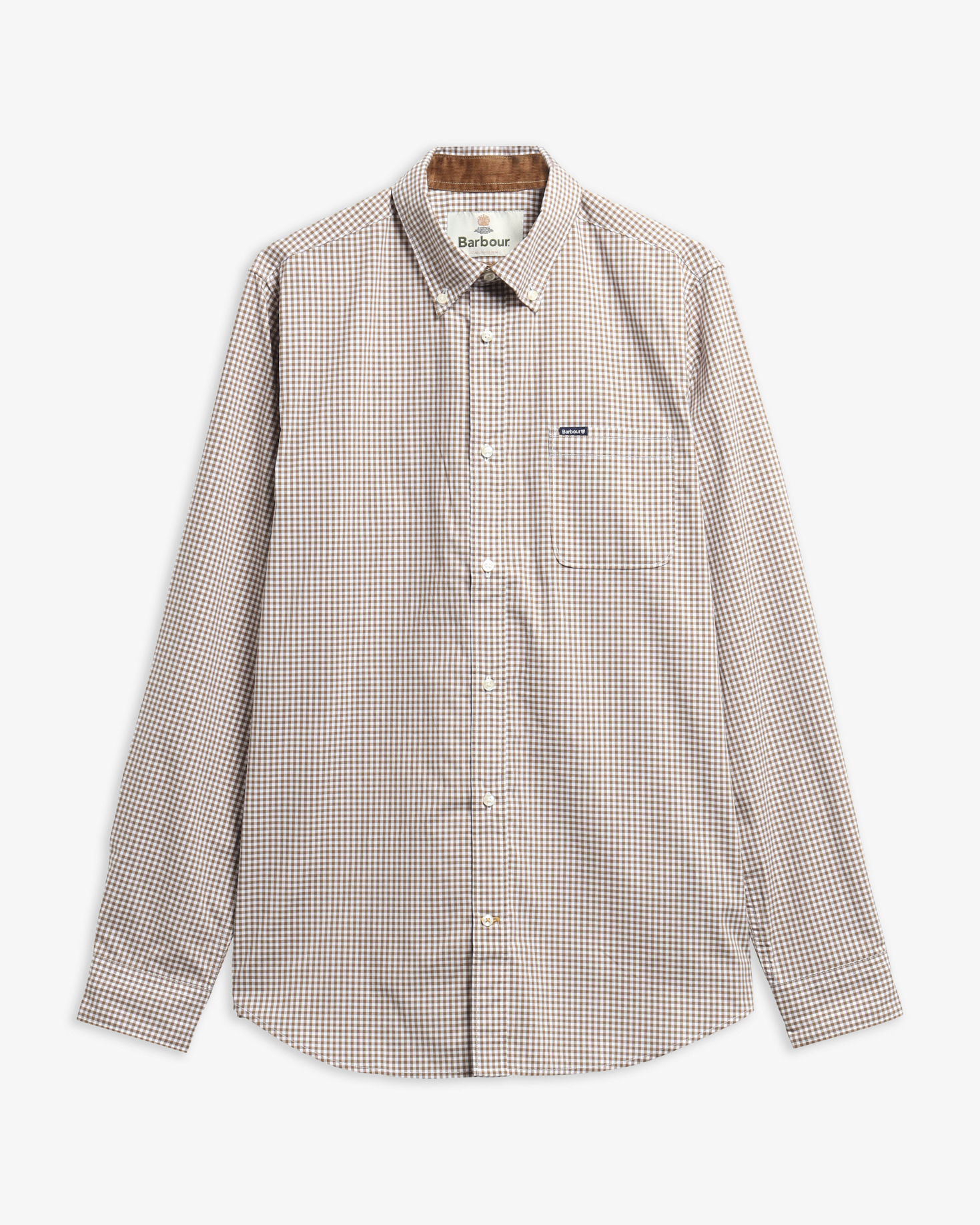 Camicia Harbourwall a maniche lunghe leggermente aderente Sandstone