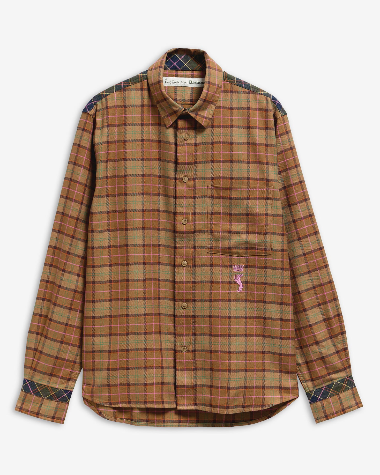 Paul Smith Loves Barbour Hemd Tartan Tailored PS Muted