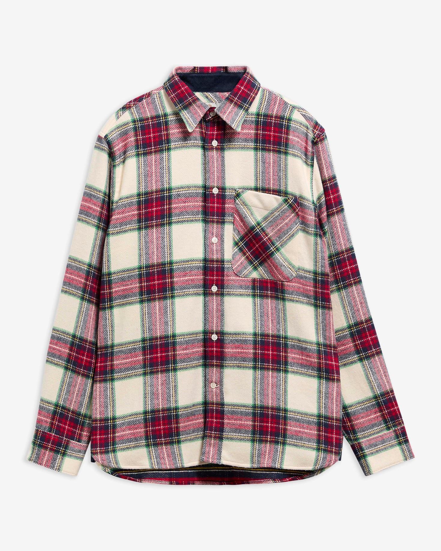 Barbour Hemd Bowmonth Authentic Fit Ecru
