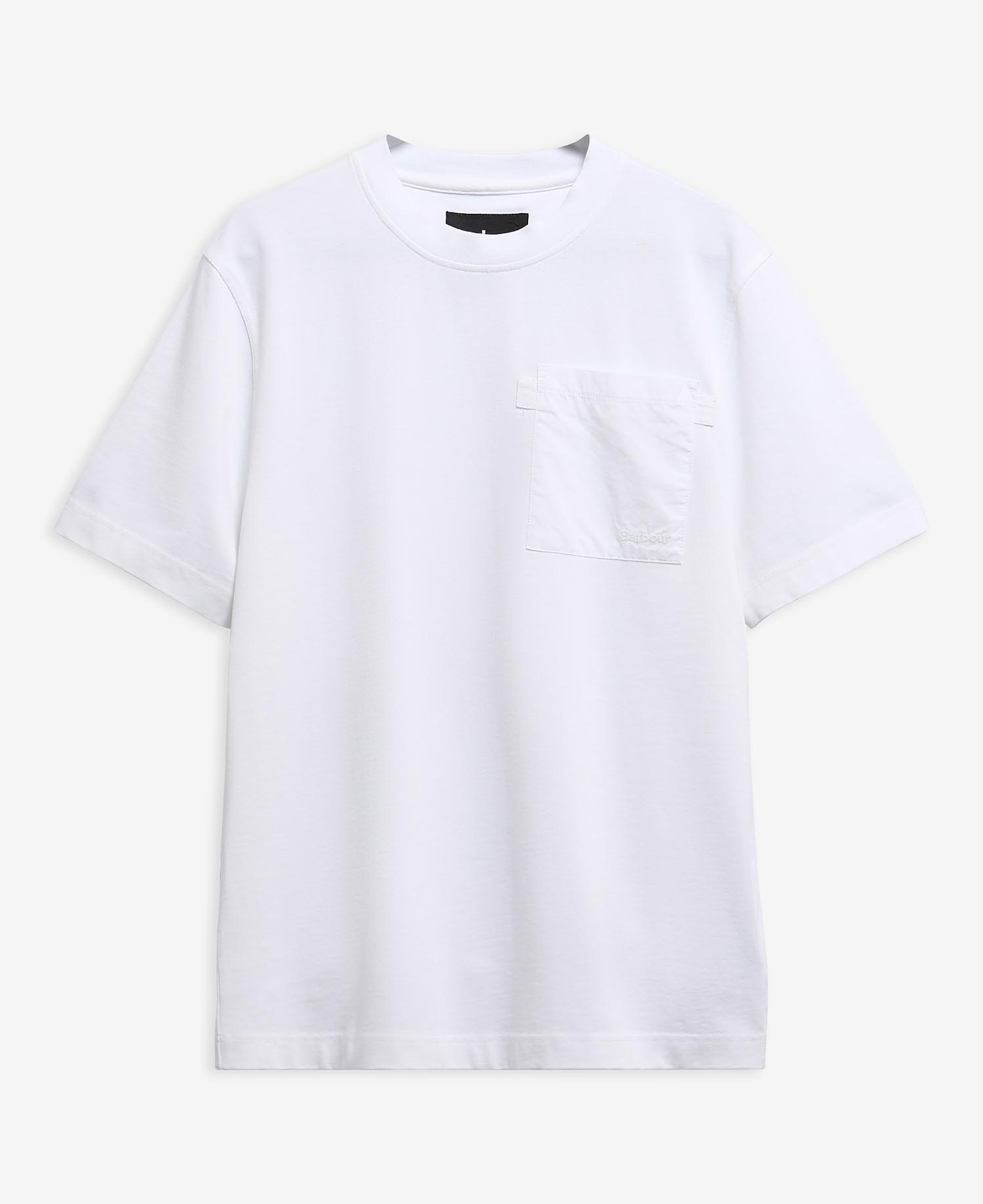 T-shirt con taschino Ivergill dalla vestibilit&agrave; comoda Bright White