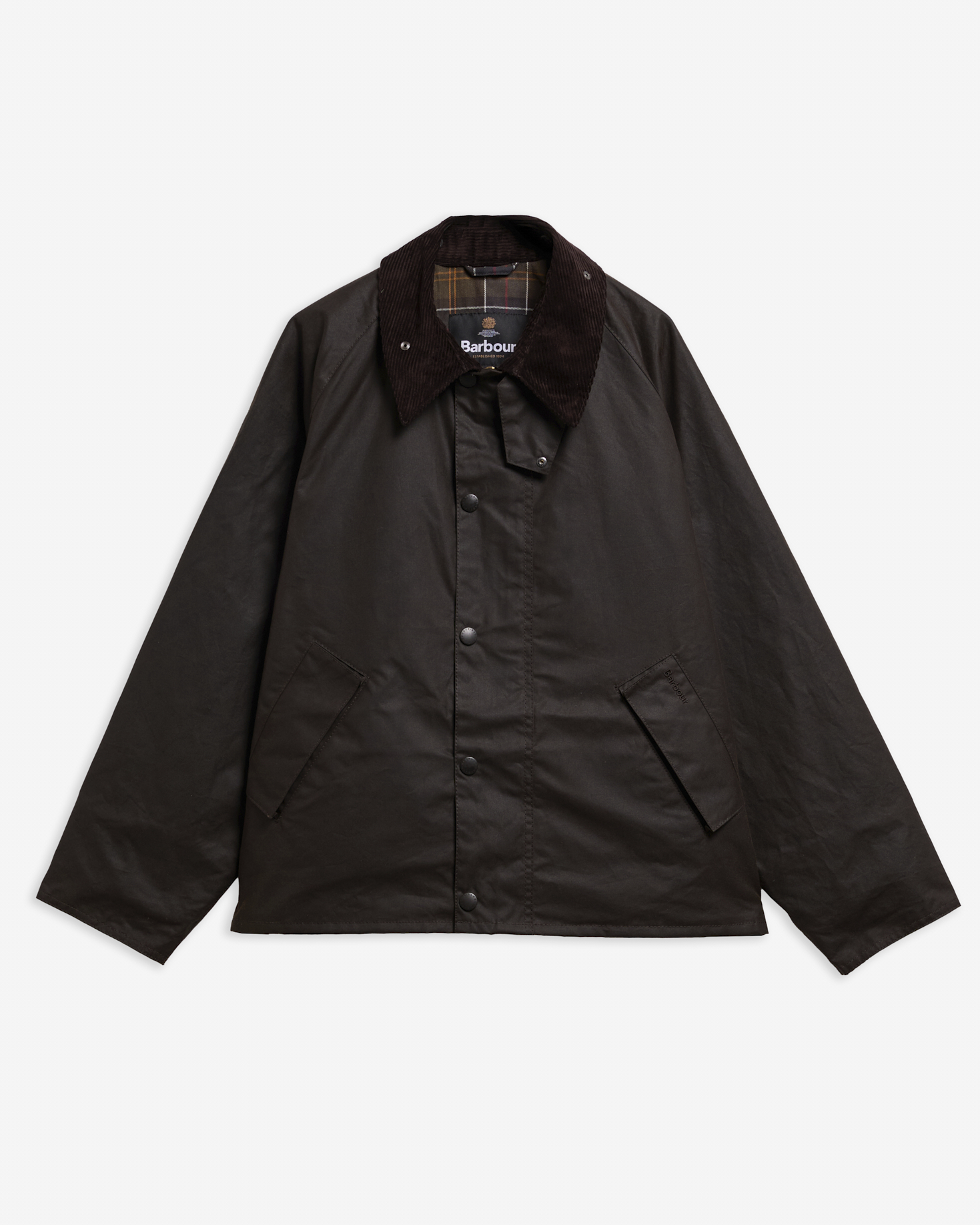 Giacca cerata OS Transport Dark Brown