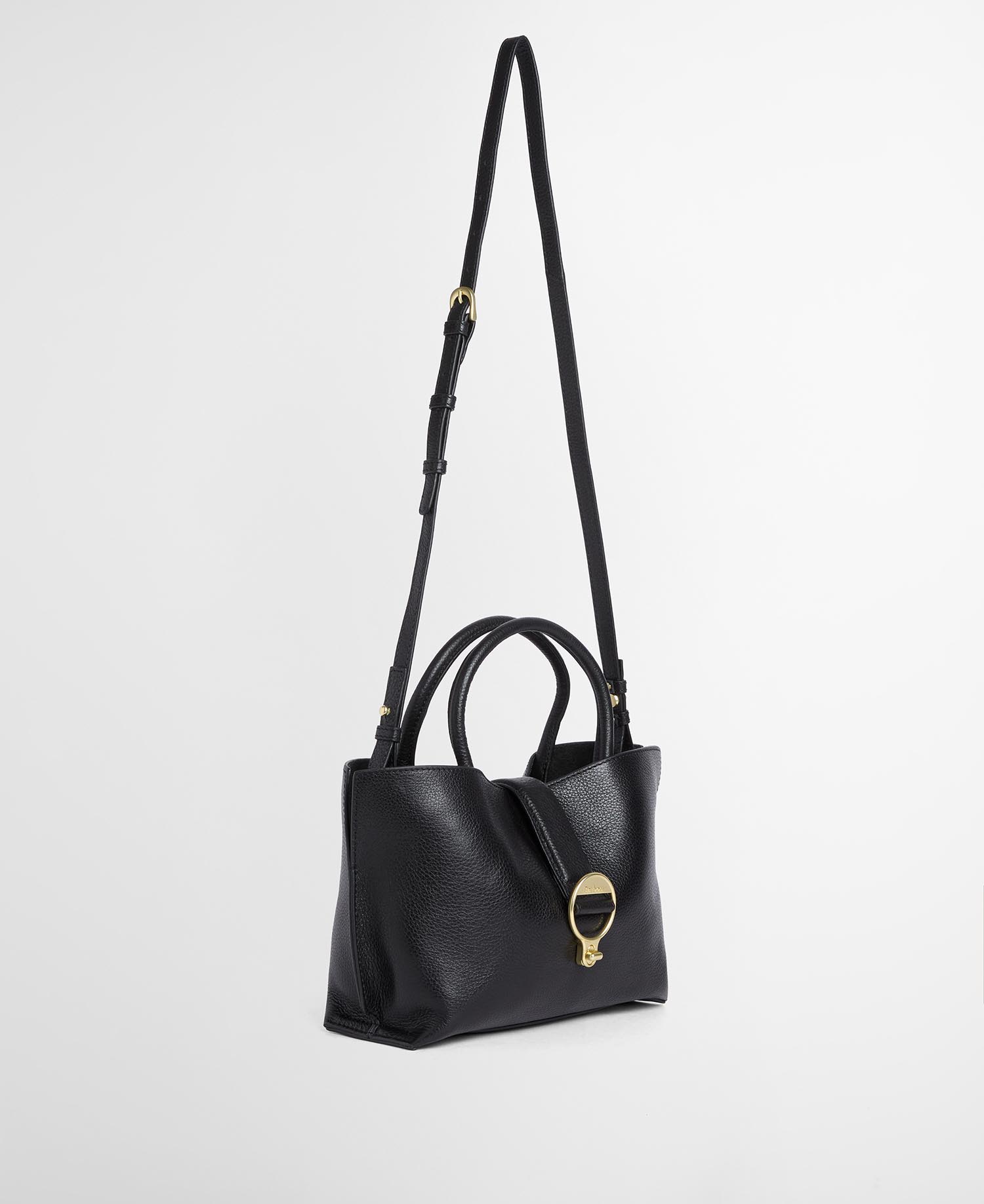 Alder Mini  Leather Tote Bag Black