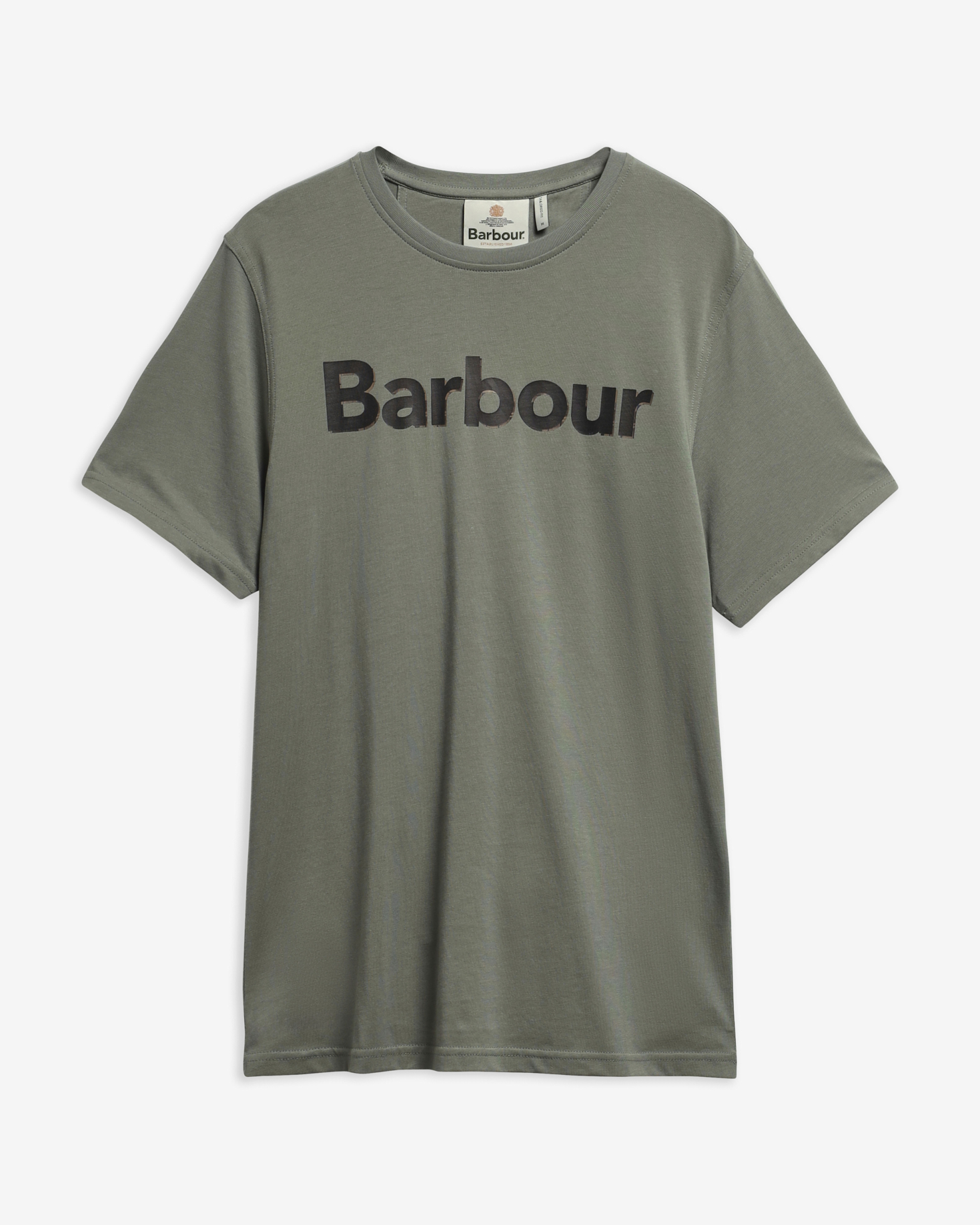 Halstow Logo Tailored T-Shirt Agave Green