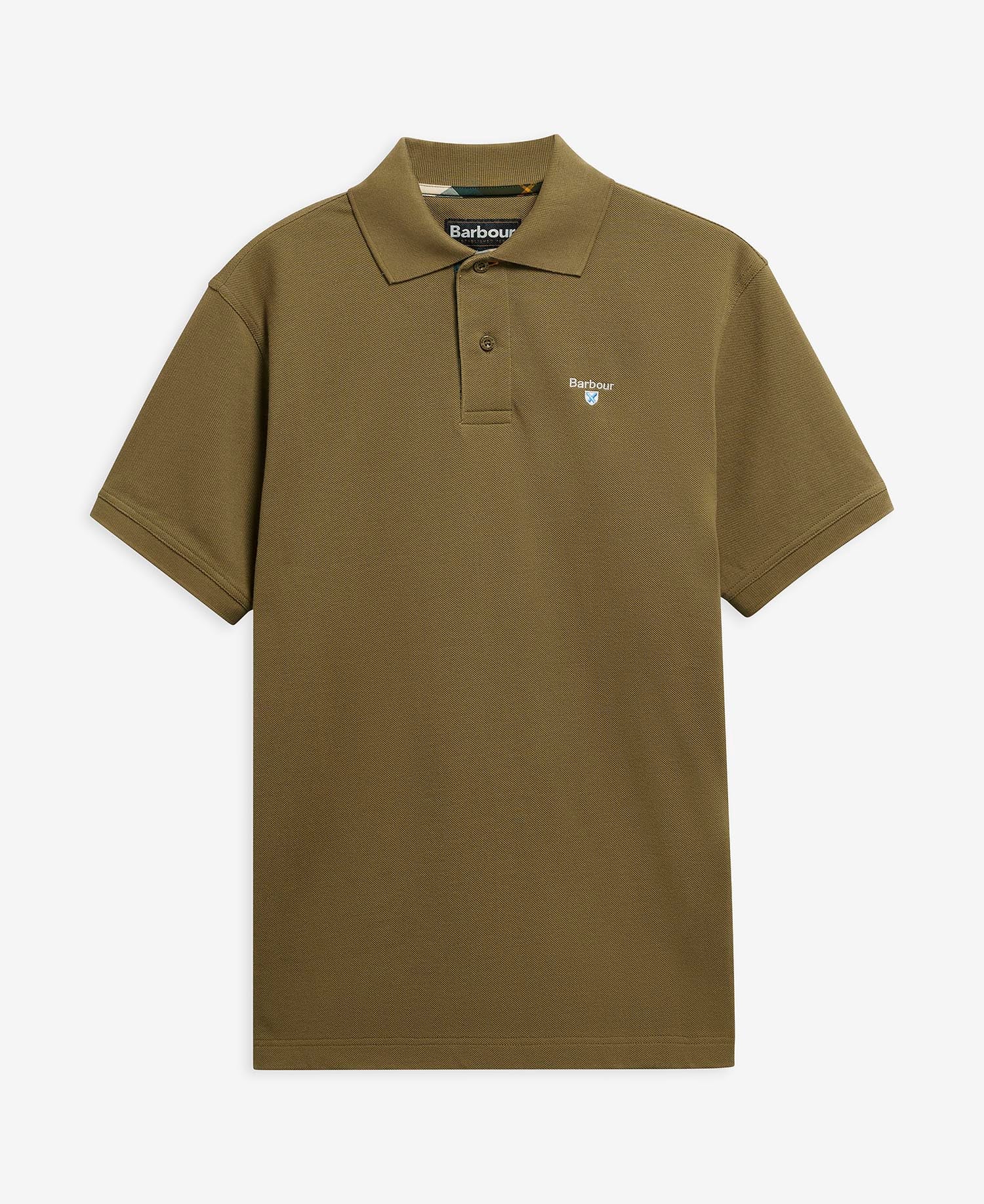 Poloshirt Tartan Pique Clay