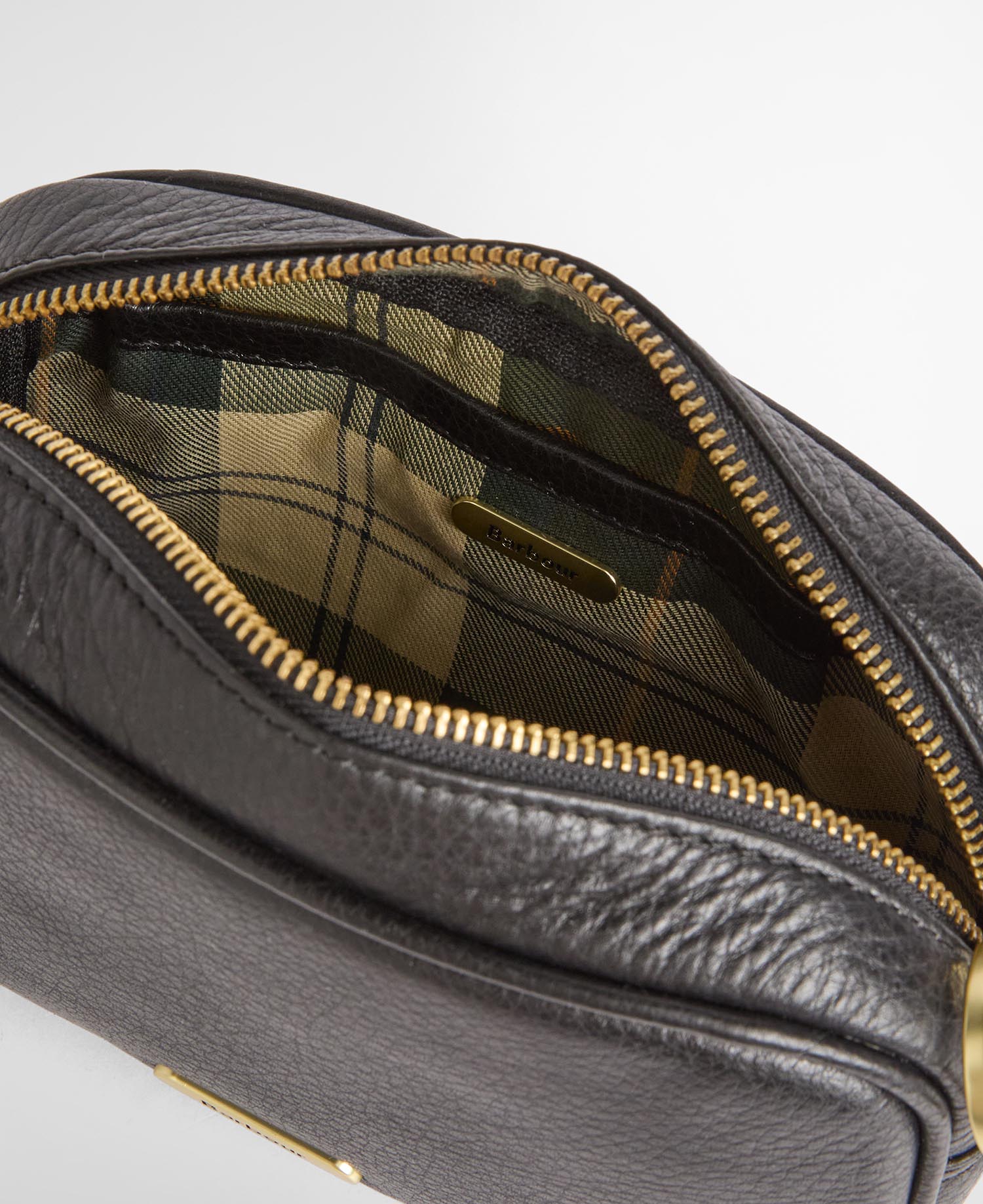 Daphne Mini Leather Crossbody Bag Black