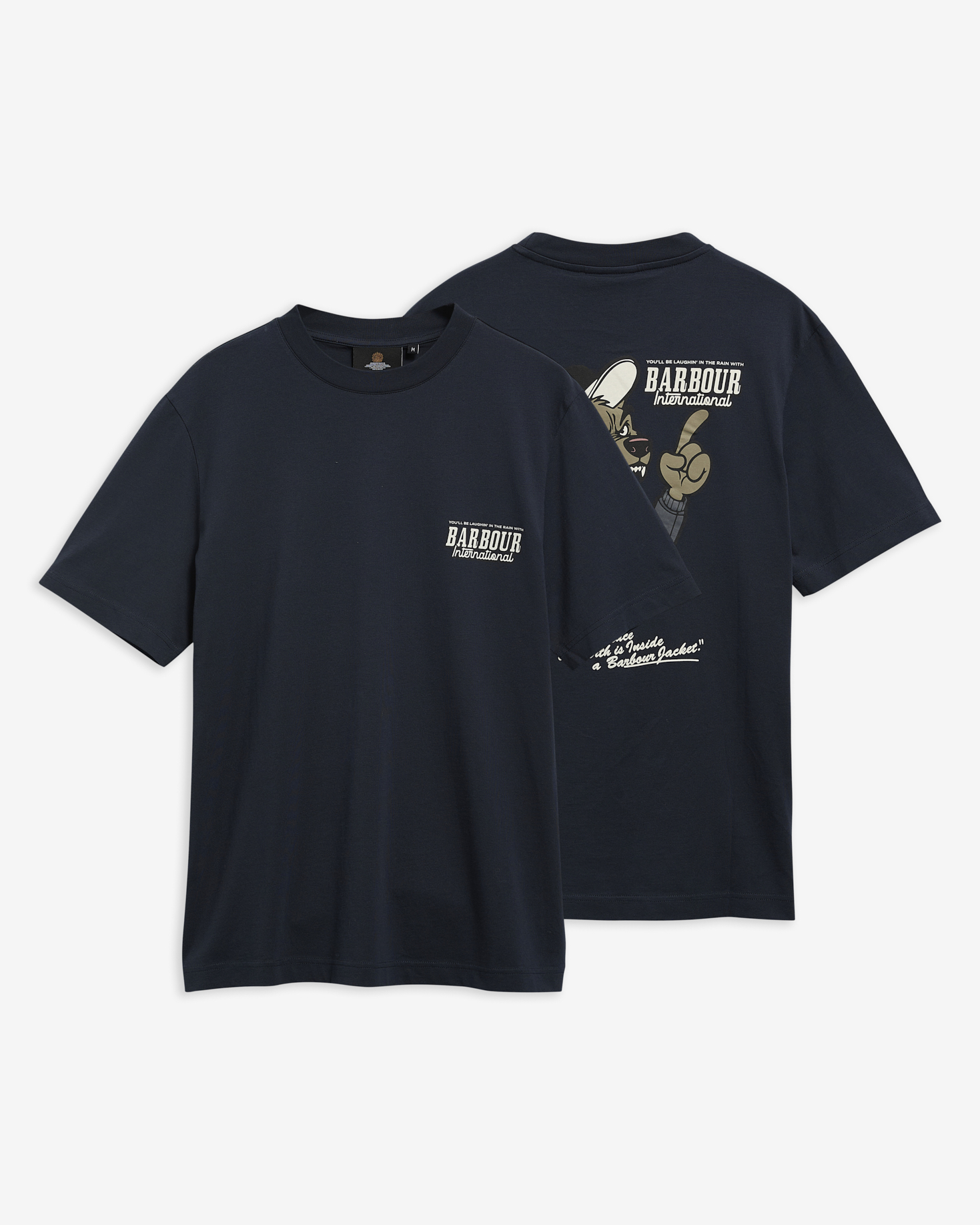 Pull Graphic T-Shirt Navy