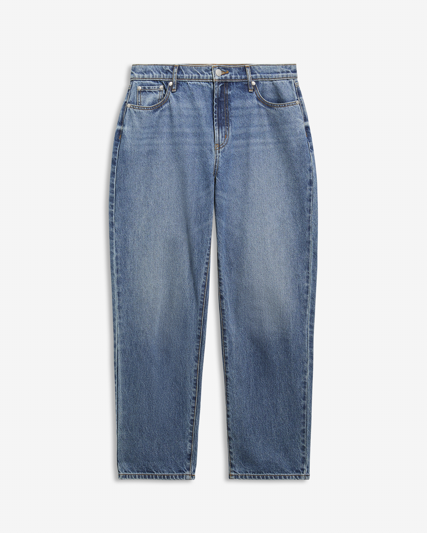 Barbour Jeans Adalyn High-Rise Straight Mid Blue