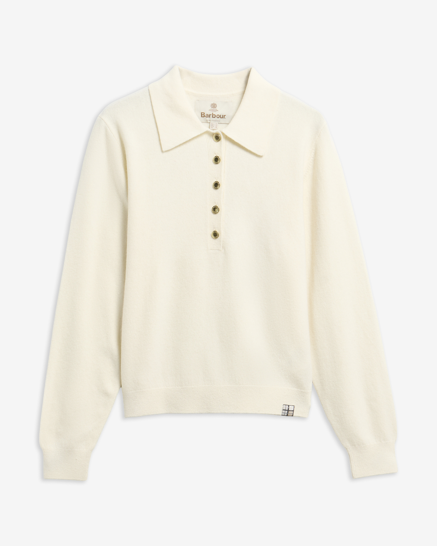 Wynn Wool Polo Shirt Cloud