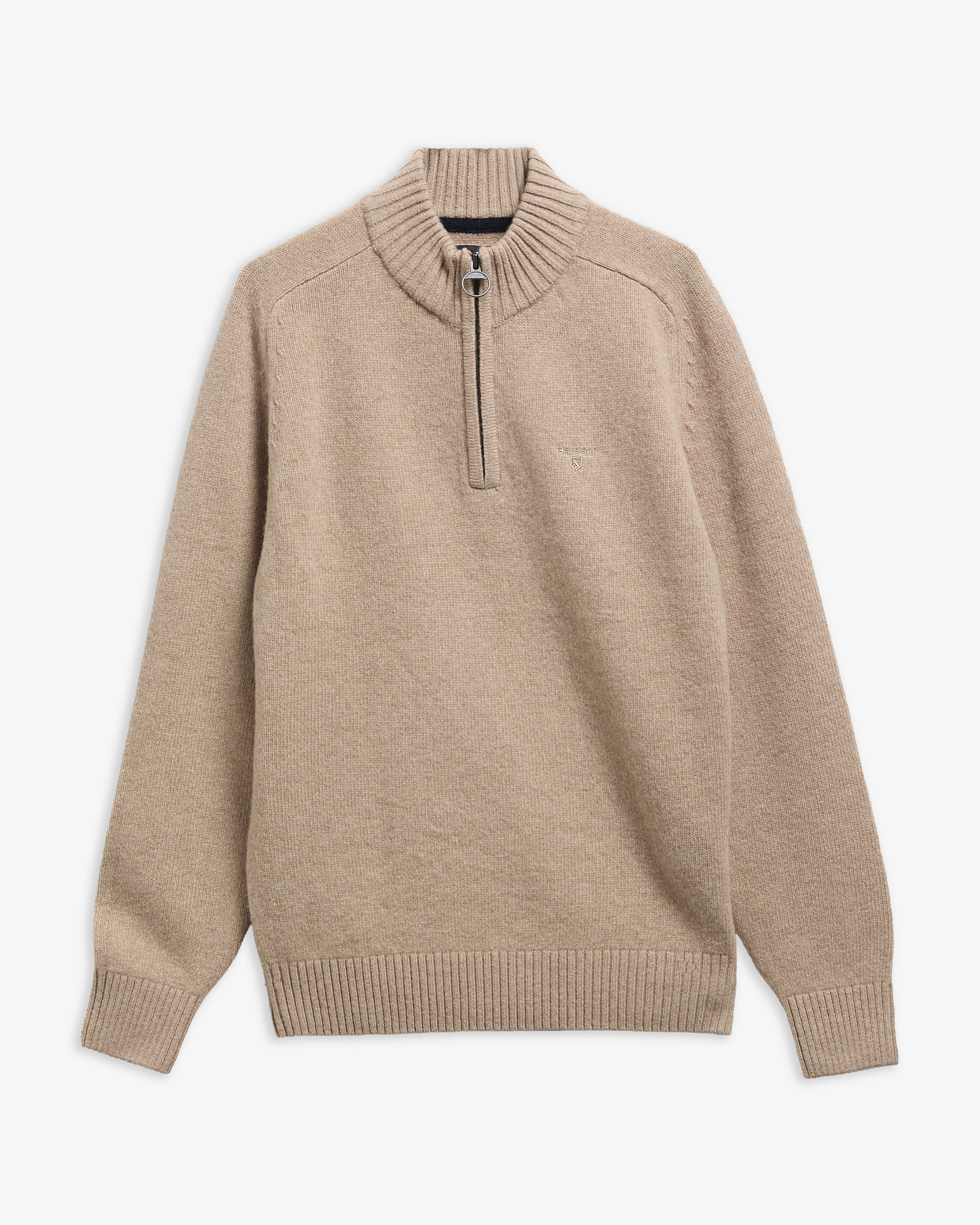 Barbour Pullover Newtown Half-Zip Washed Stone