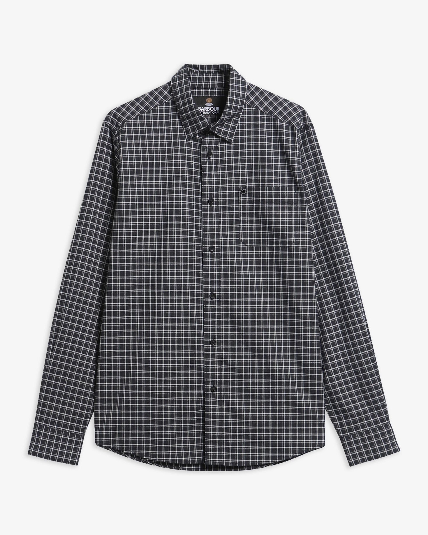 B.Intl Hemd Malkin Tailored Black