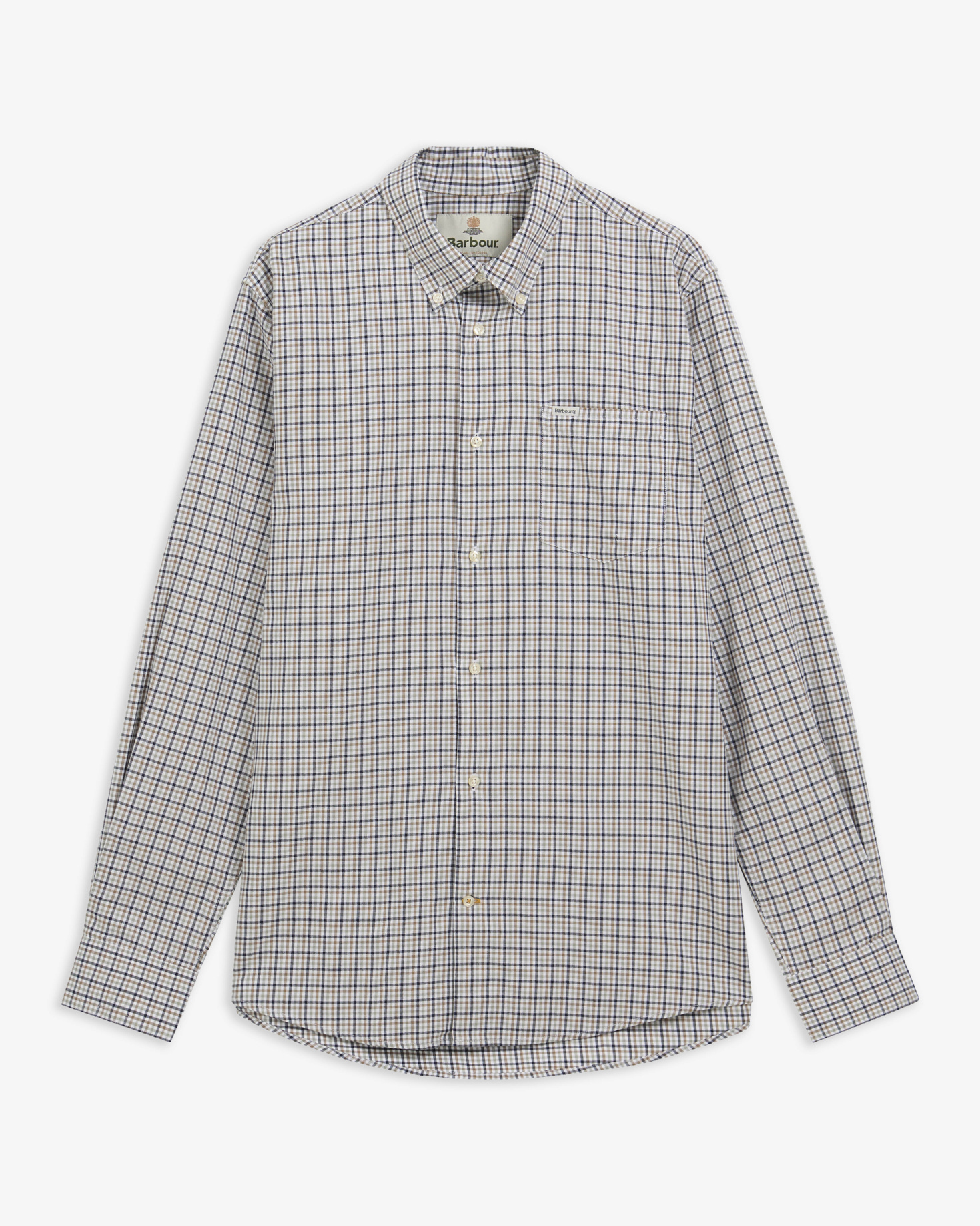 Farmtown Regular-Fit Long-Sleeved Shirt Navy