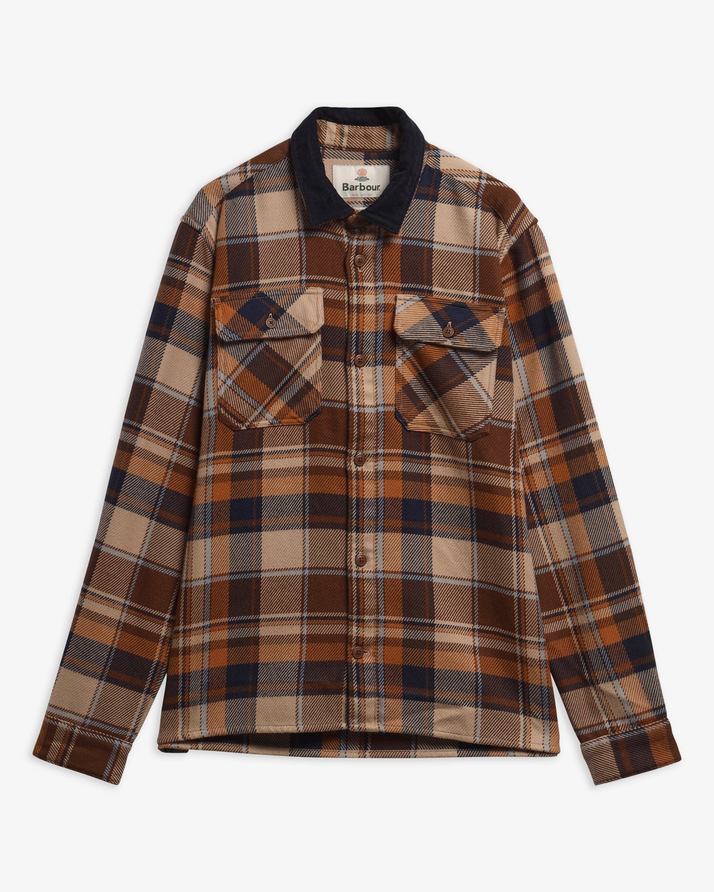 Hemd Grasmoor Long-Sleeved Relaxed Dark Sand