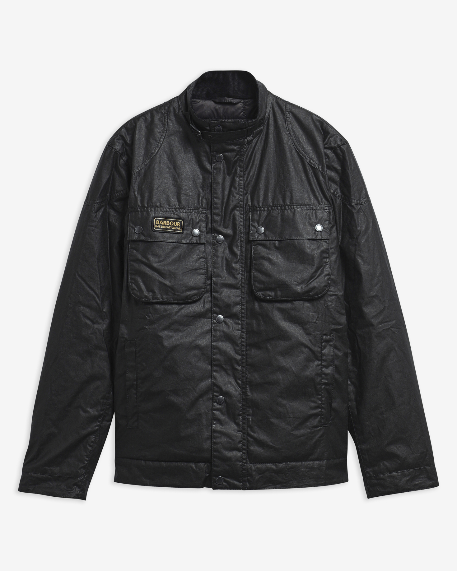 Winter Merton Waxed Jacket Black