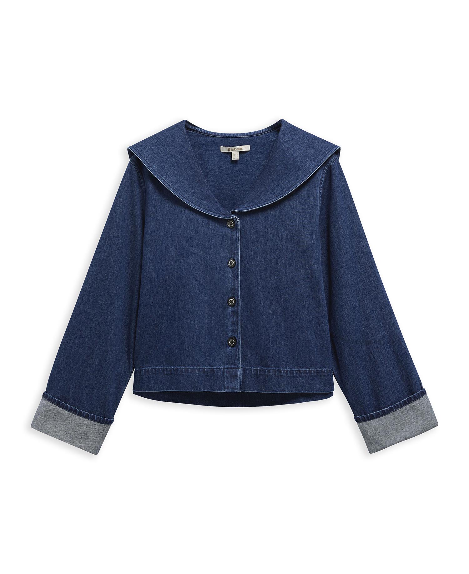 Dartmoor Denim Boxy Shirt Mid Wash Indigo