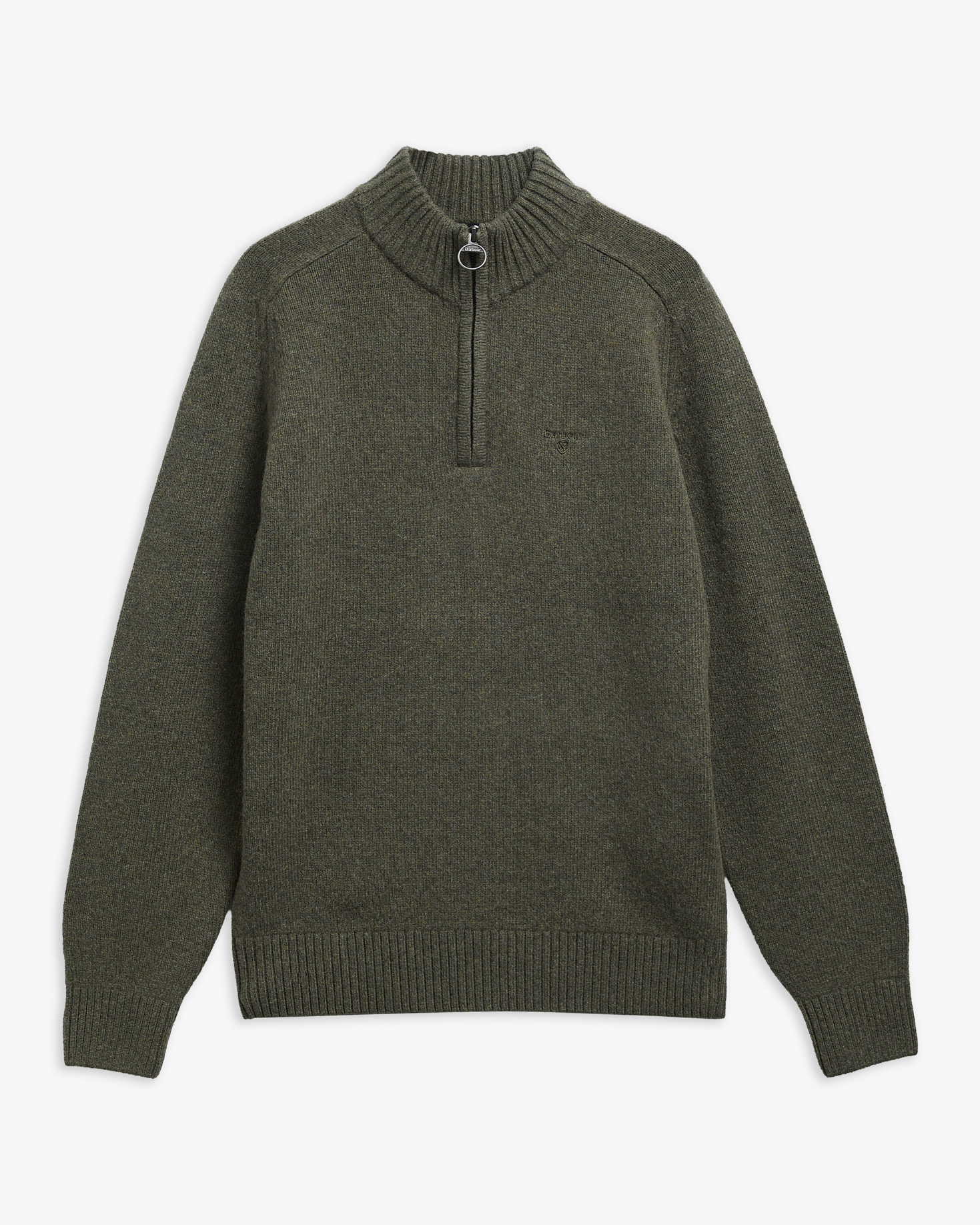 Newtown Half-Zip Jumper Mid Olive