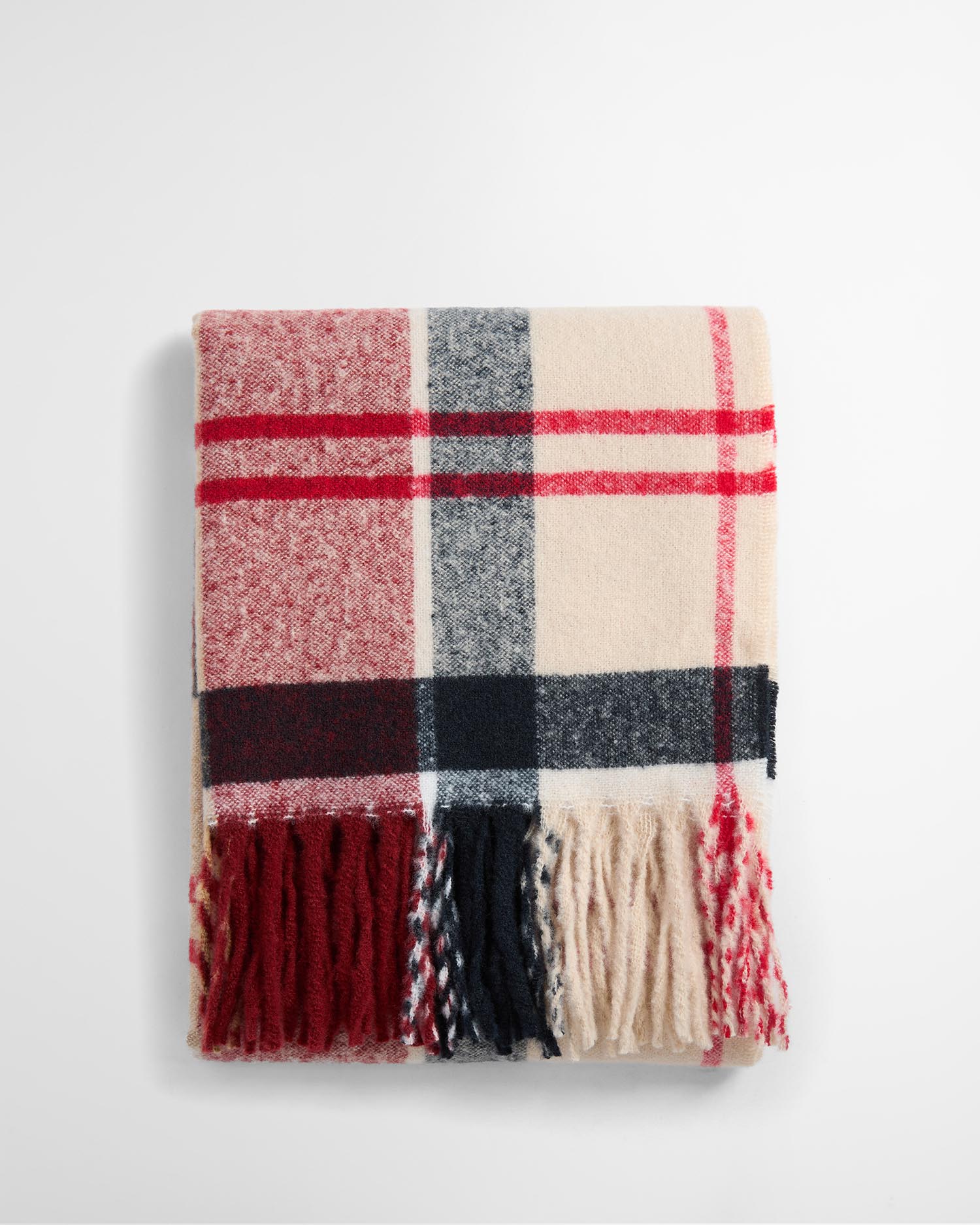 Deanna Tartan Scarf Light Cardinal Tartan