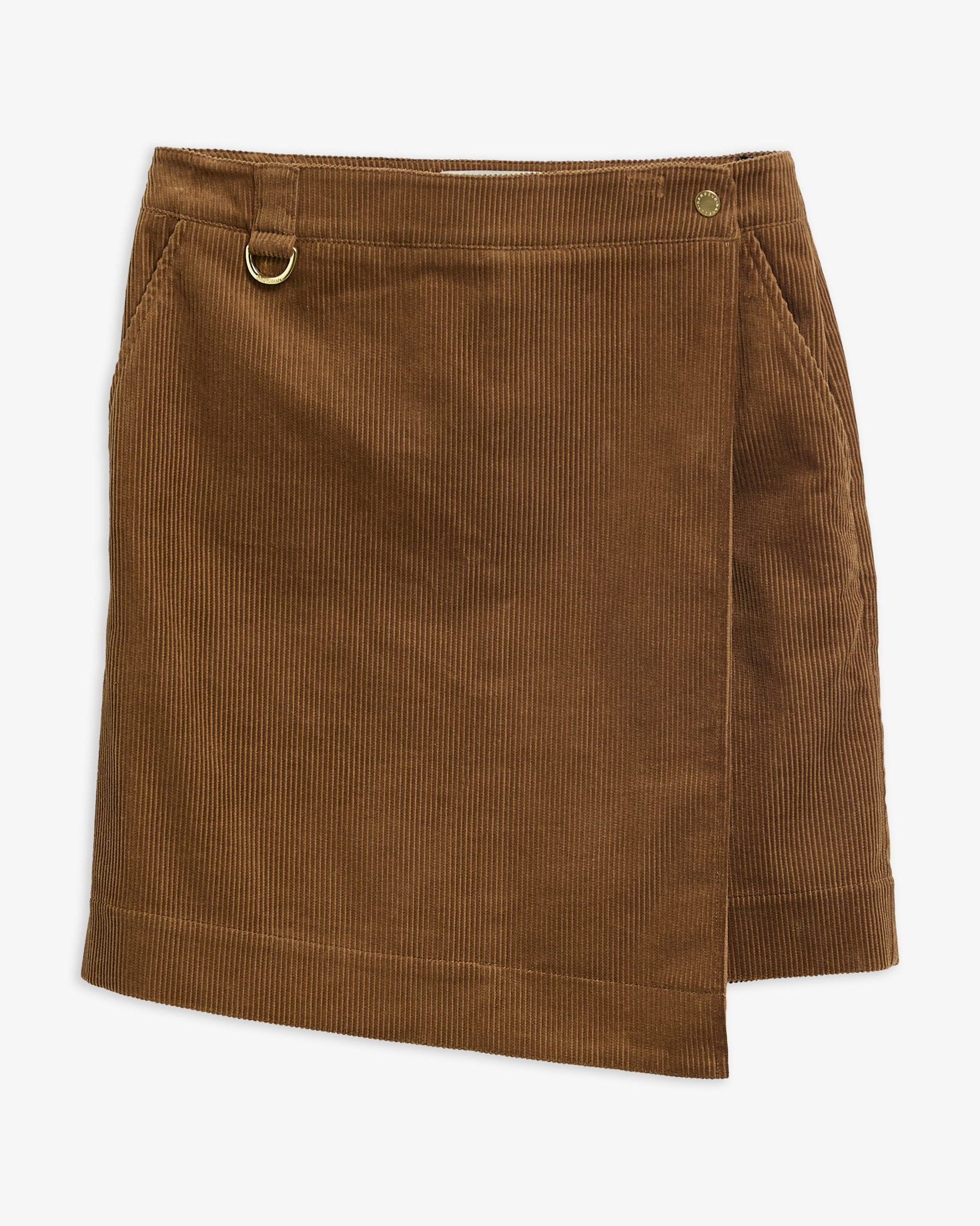 Wrenwood Wrap Mini Skirt Tan