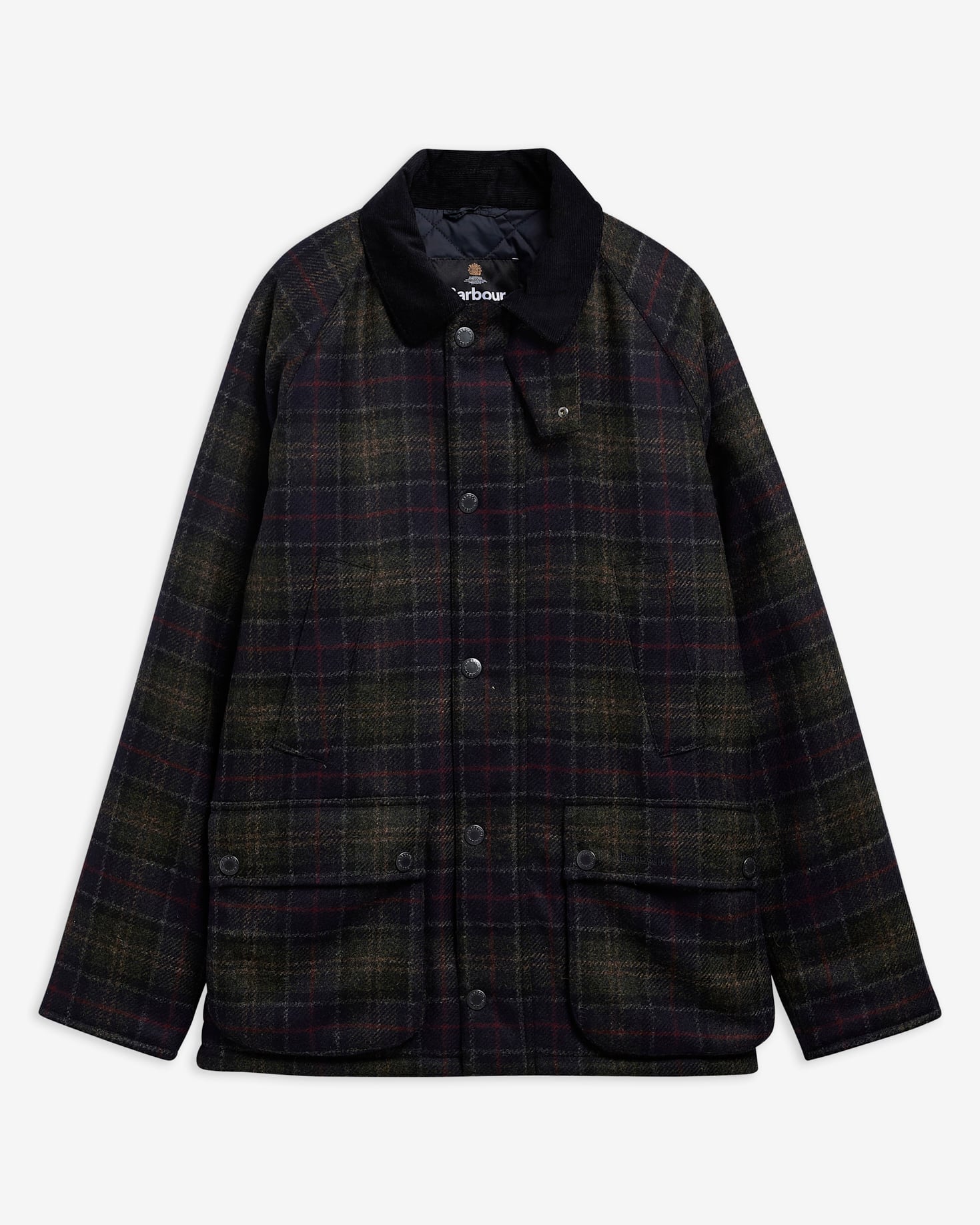 Barbour Wolljacke Tartan Bedale Shadow Classic Tartan