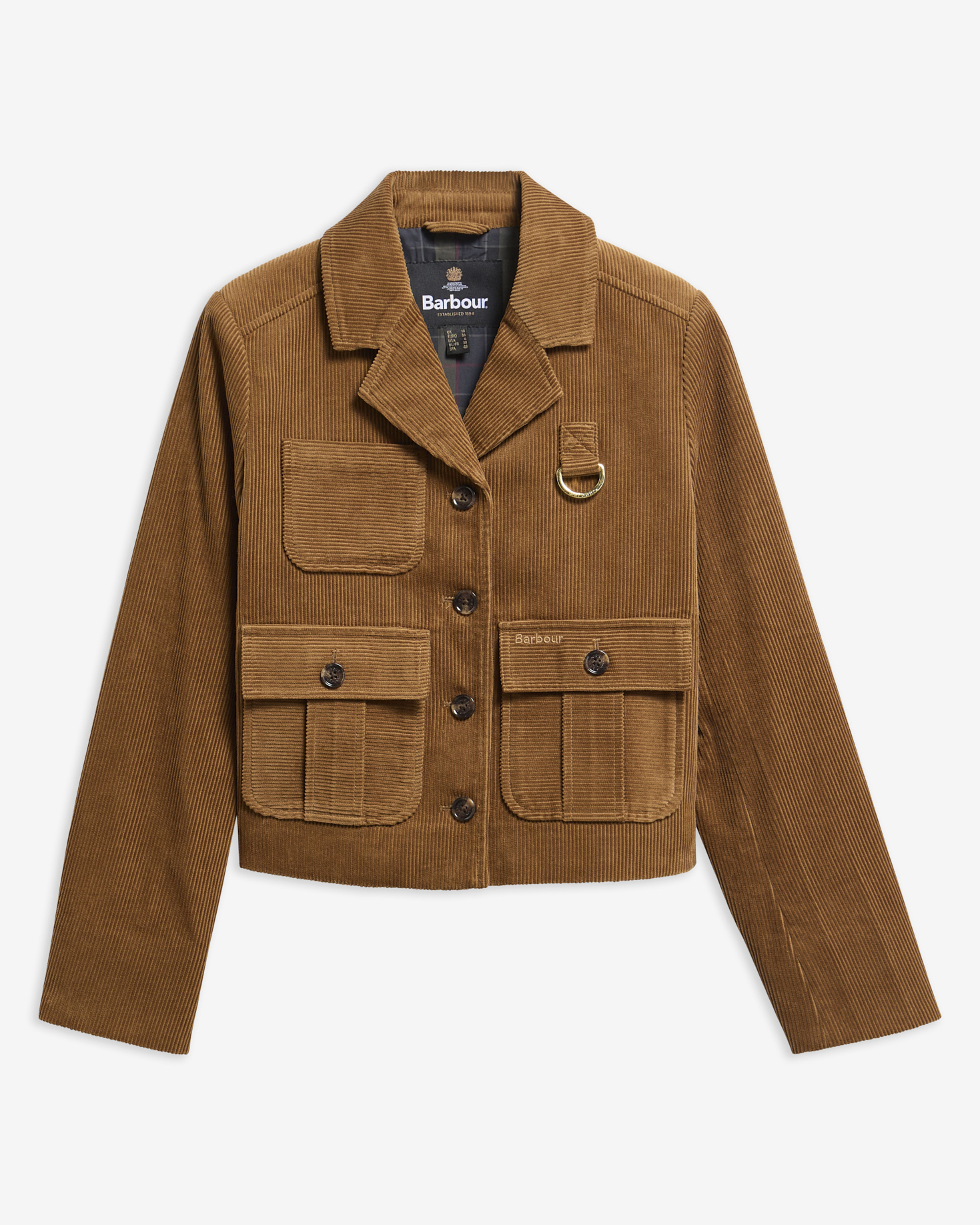 Emmy Cord Jacket Tan/Shadow Classic