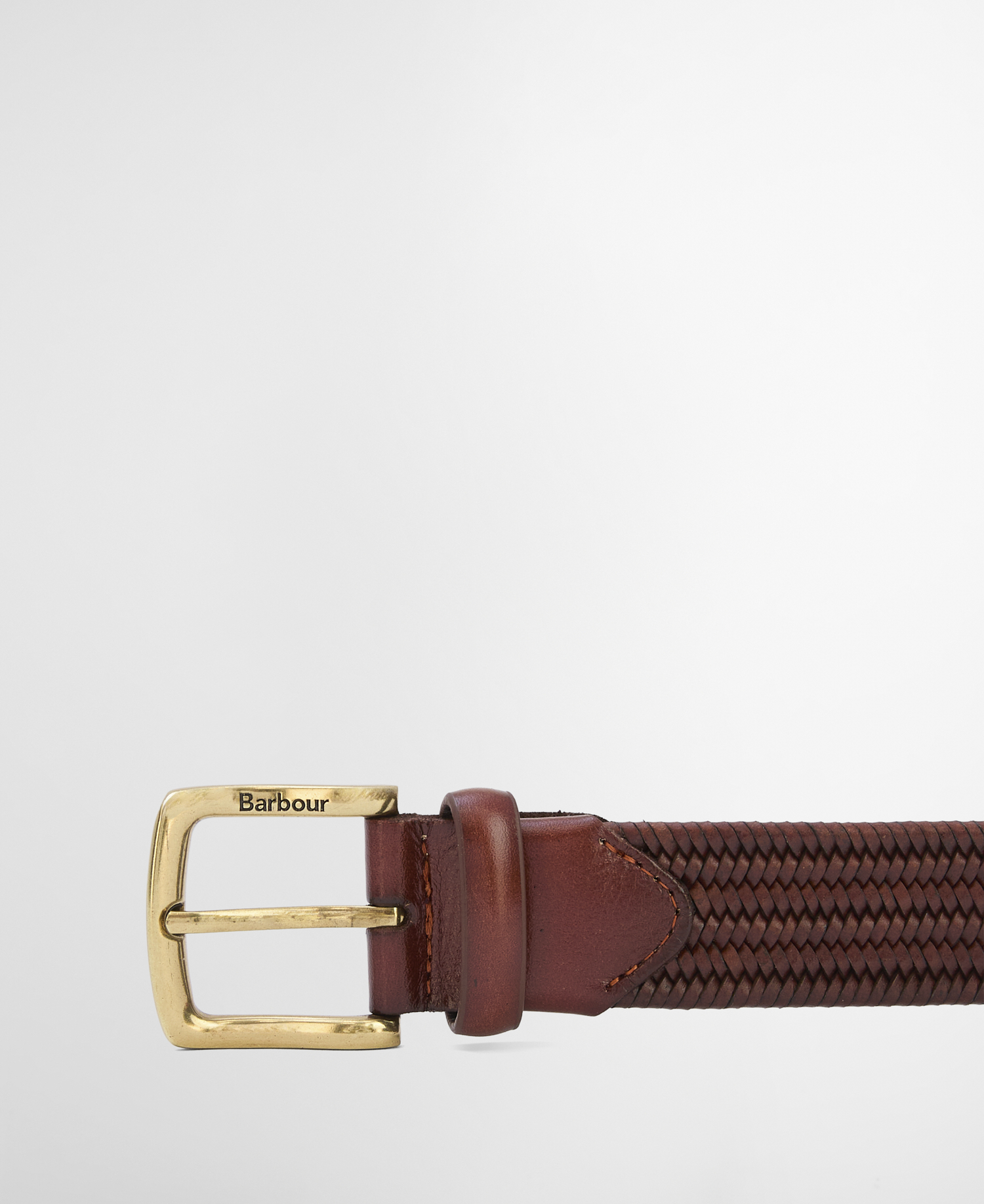 Lederg&uuml;rtel Stretch Brown