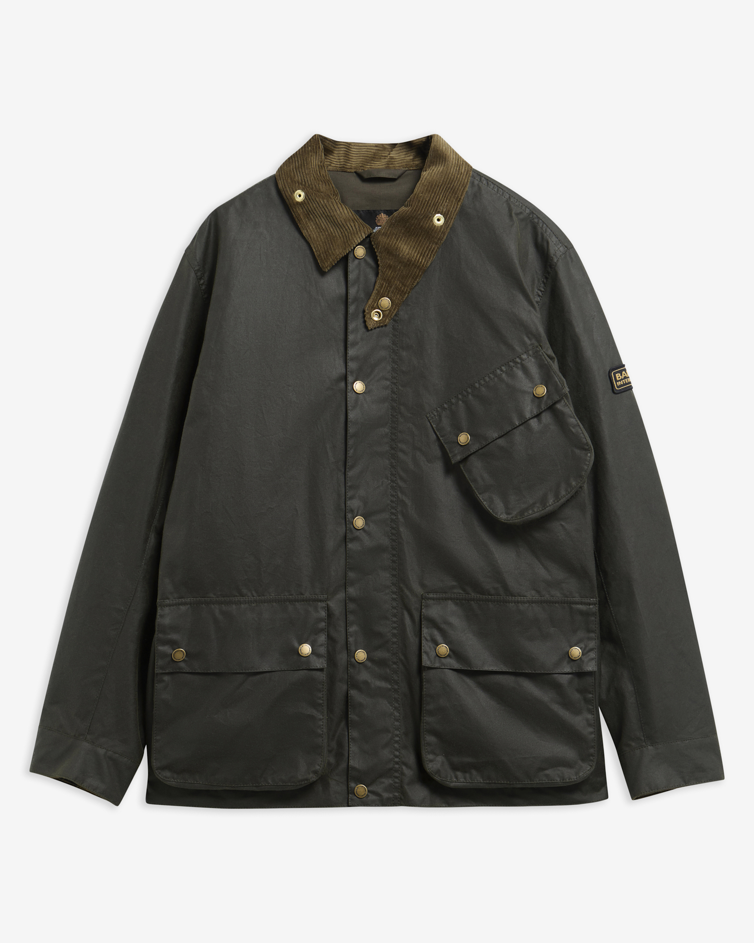 Brake Line Waxed Jacket Fern